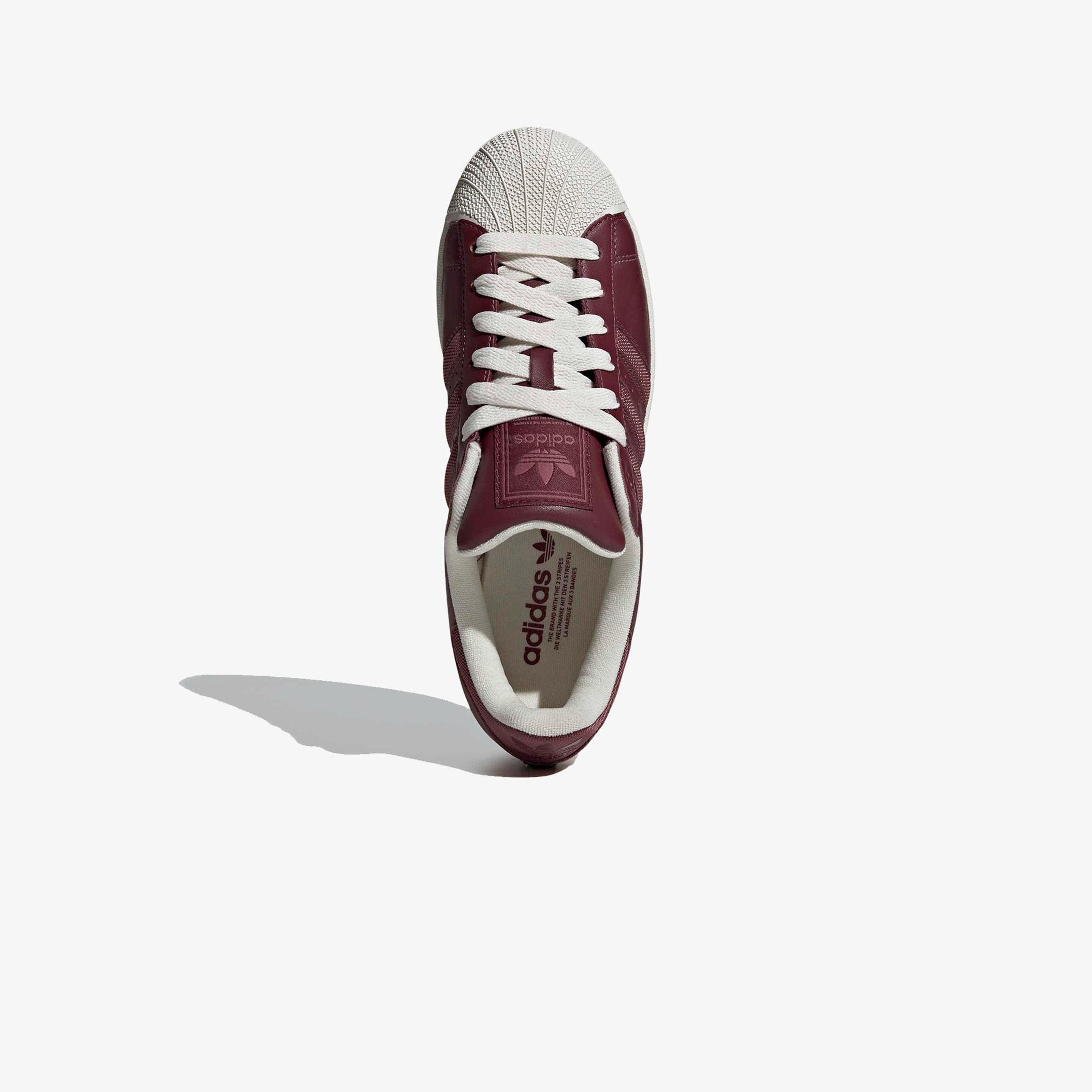 adidas Superstar II Unisex Bordo Sneaker