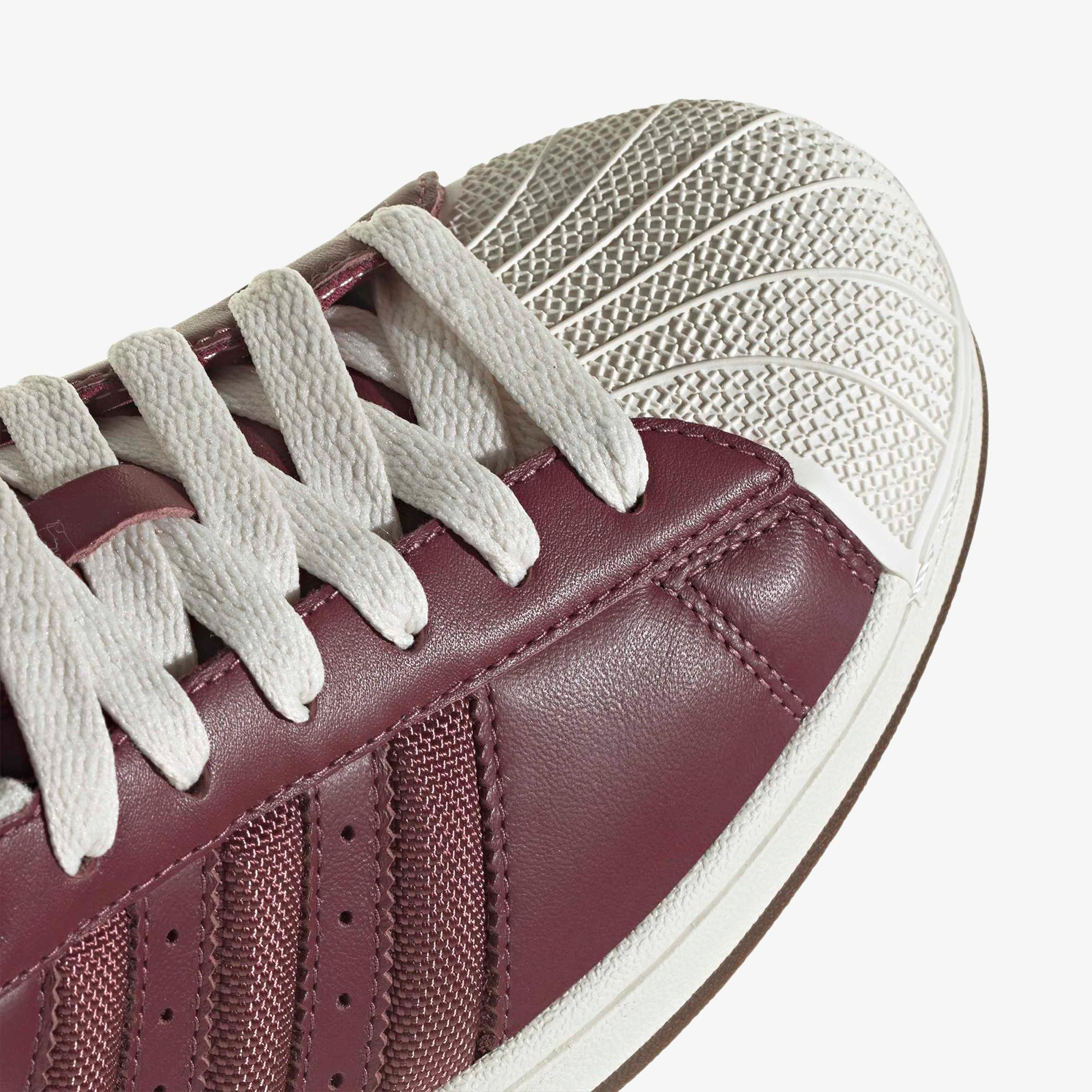 adidas Superstar II Unisex Bordo Sneaker