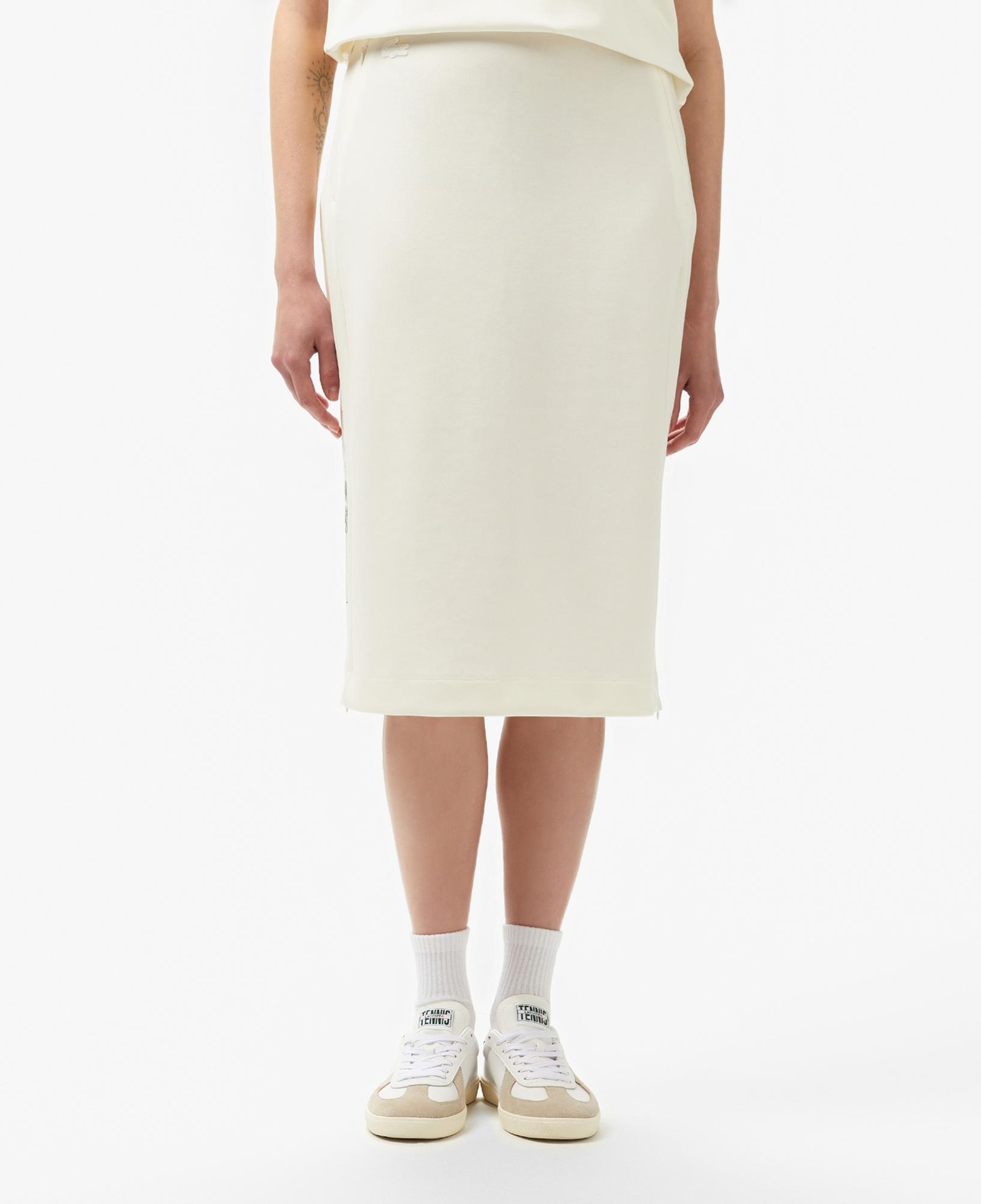 Lacoste Kadın Straight Fit Beyaz Etek