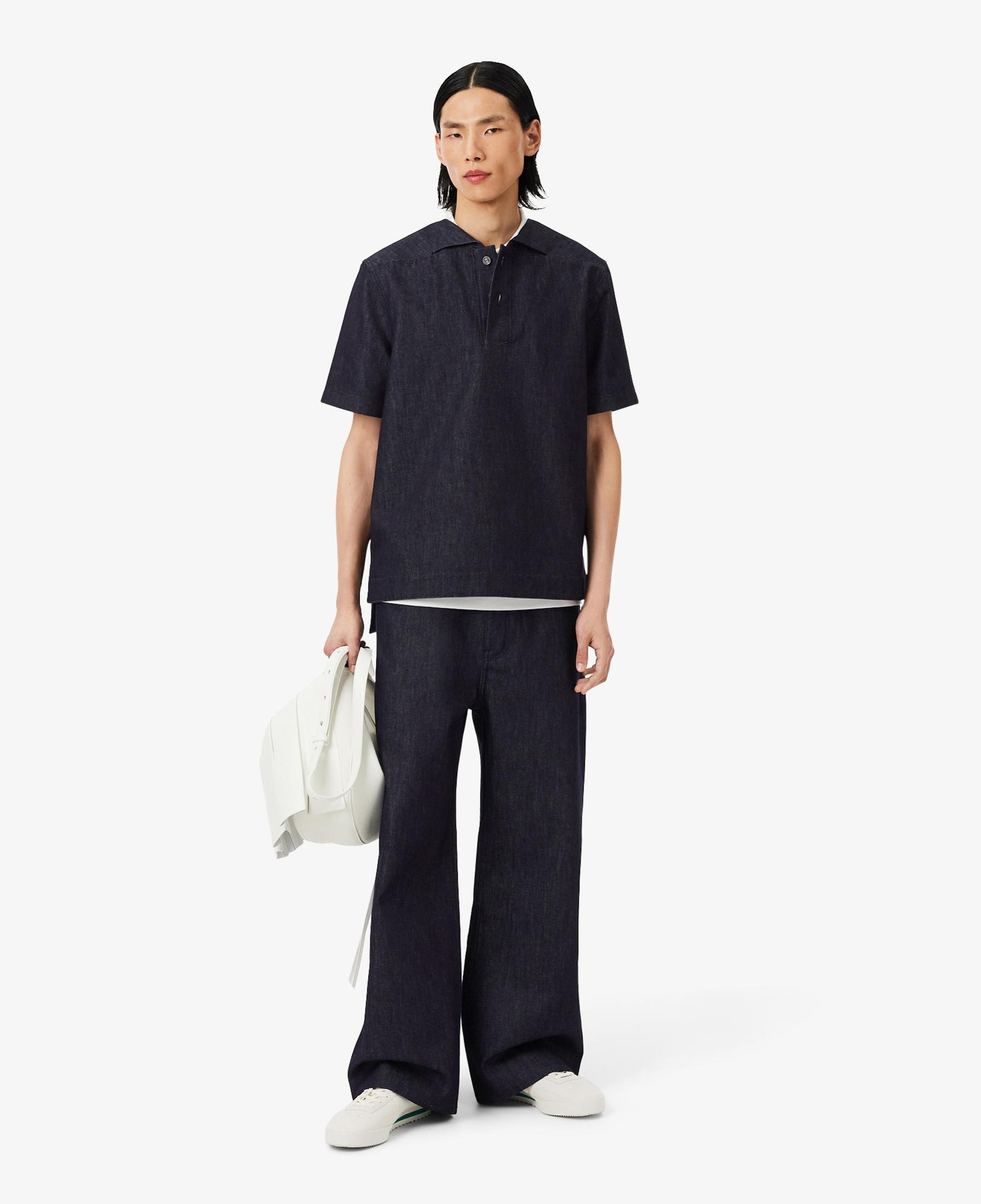 Lacoste Runway Erkek Straight Fit Lacivert Jean Pantolon