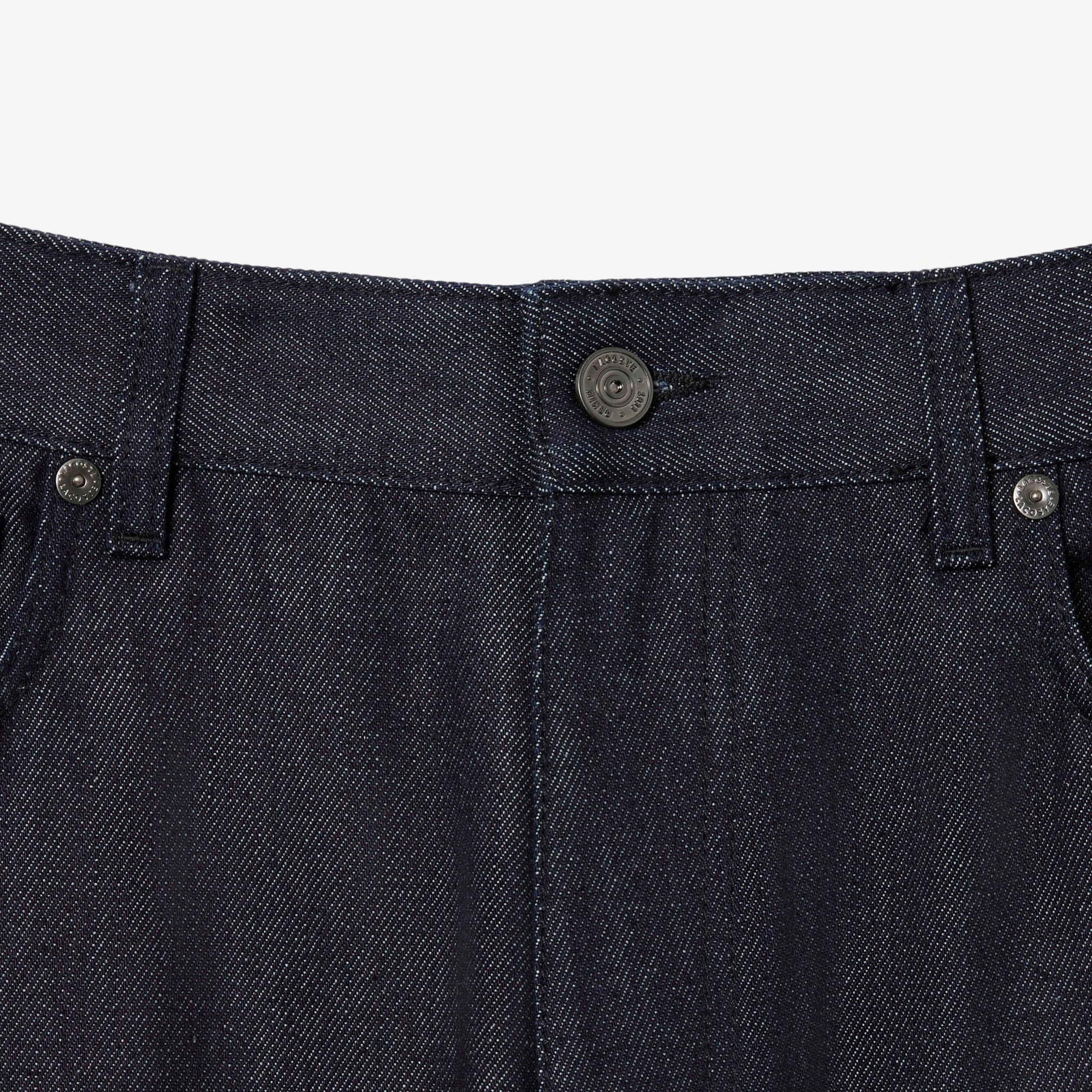 Lacoste Runway Erkek Straight Fit Lacivert Jean Pantolon