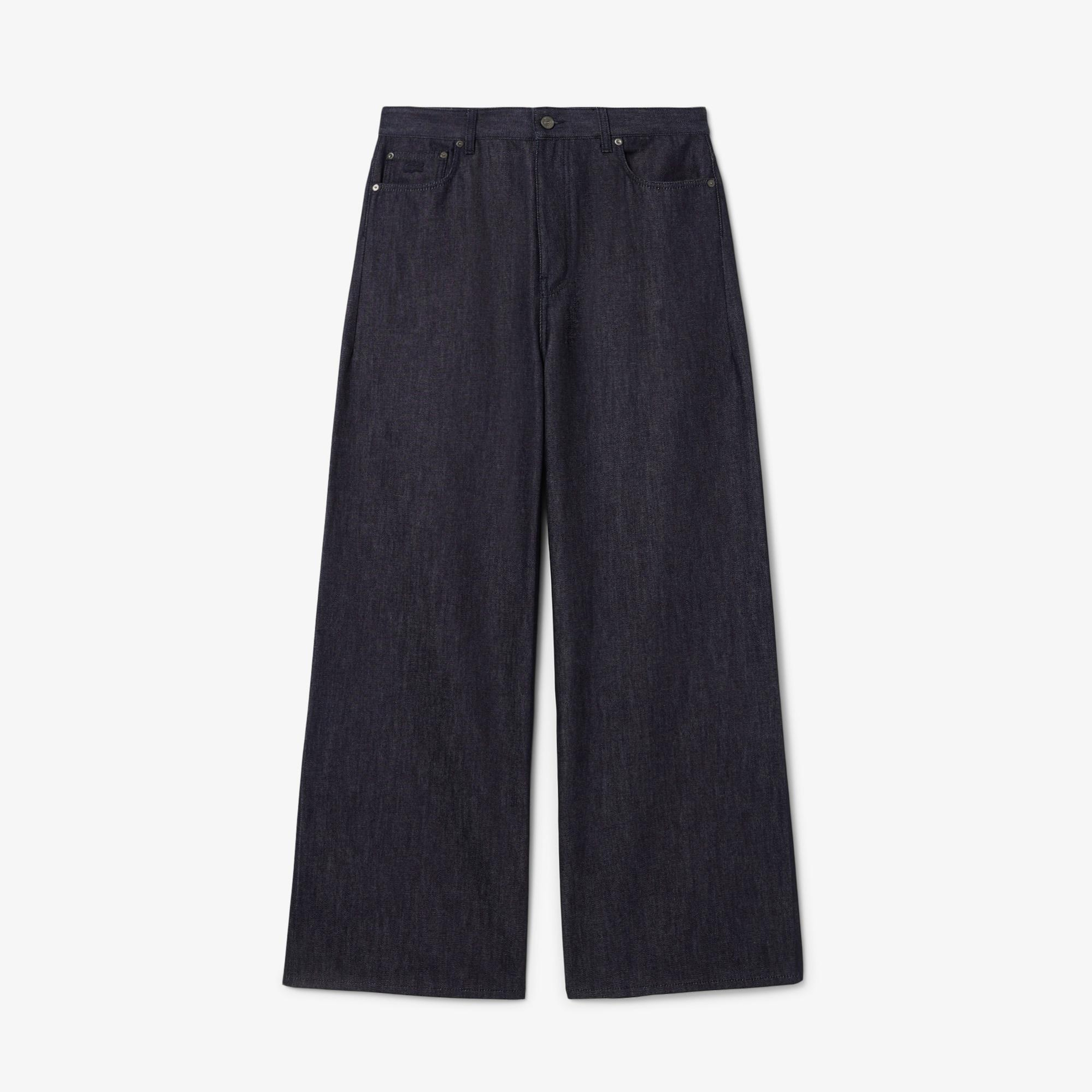 Lacoste Runway Erkek Straight Fit Lacivert Jean Pantolon