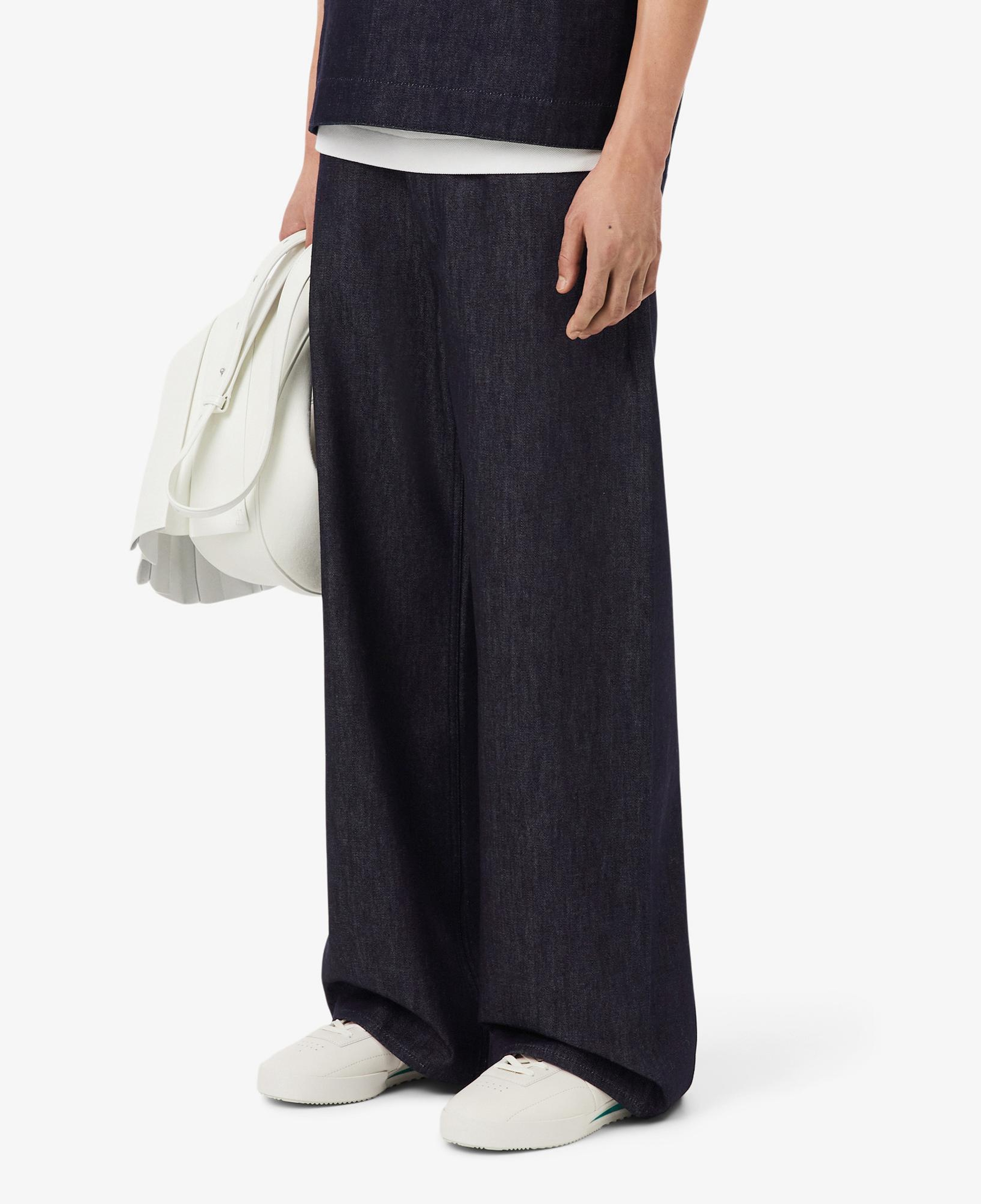 Lacoste Runway Erkek Straight Fit Lacivert Jean Pantolon