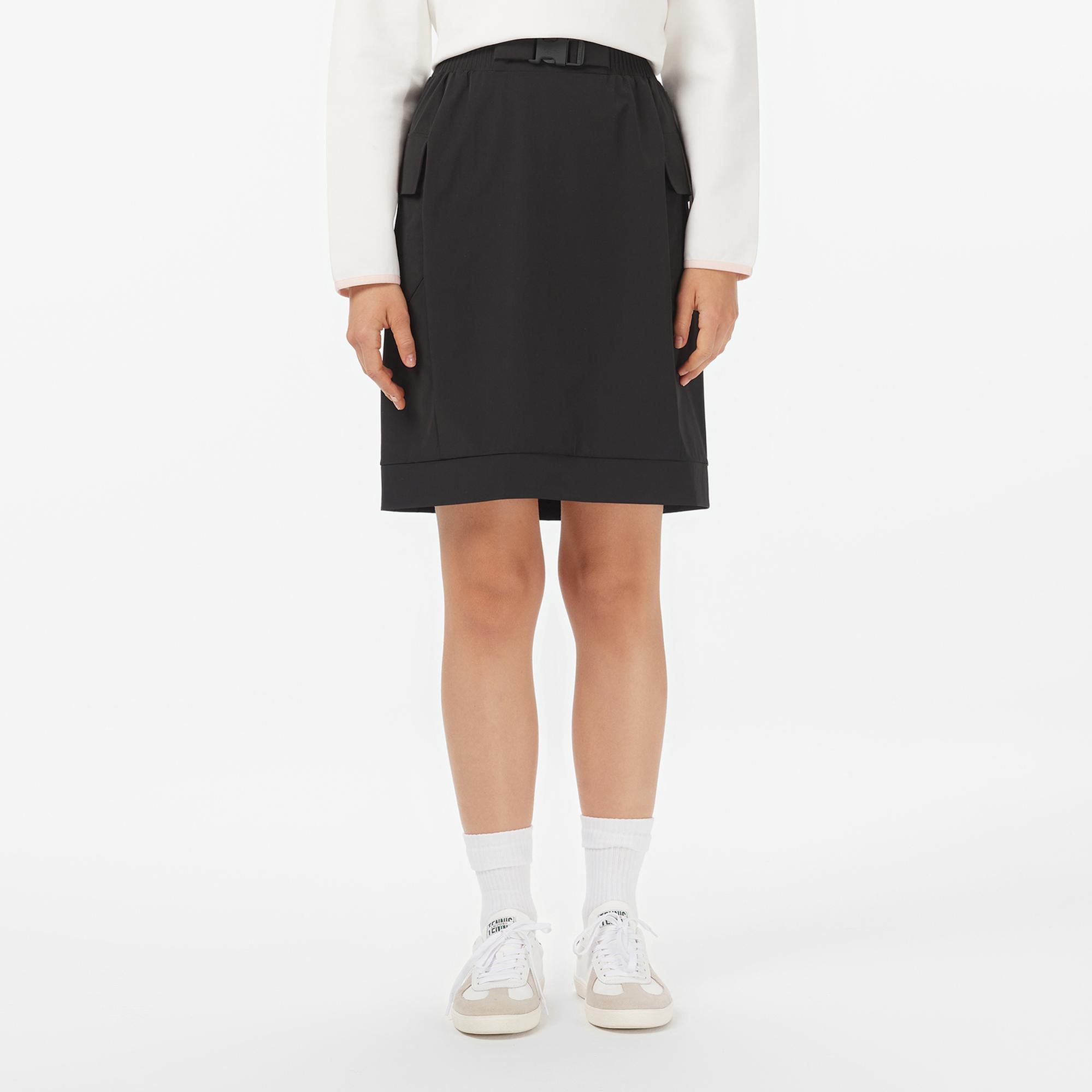 Lacoste Kadın Classic Fit Siyah Etek