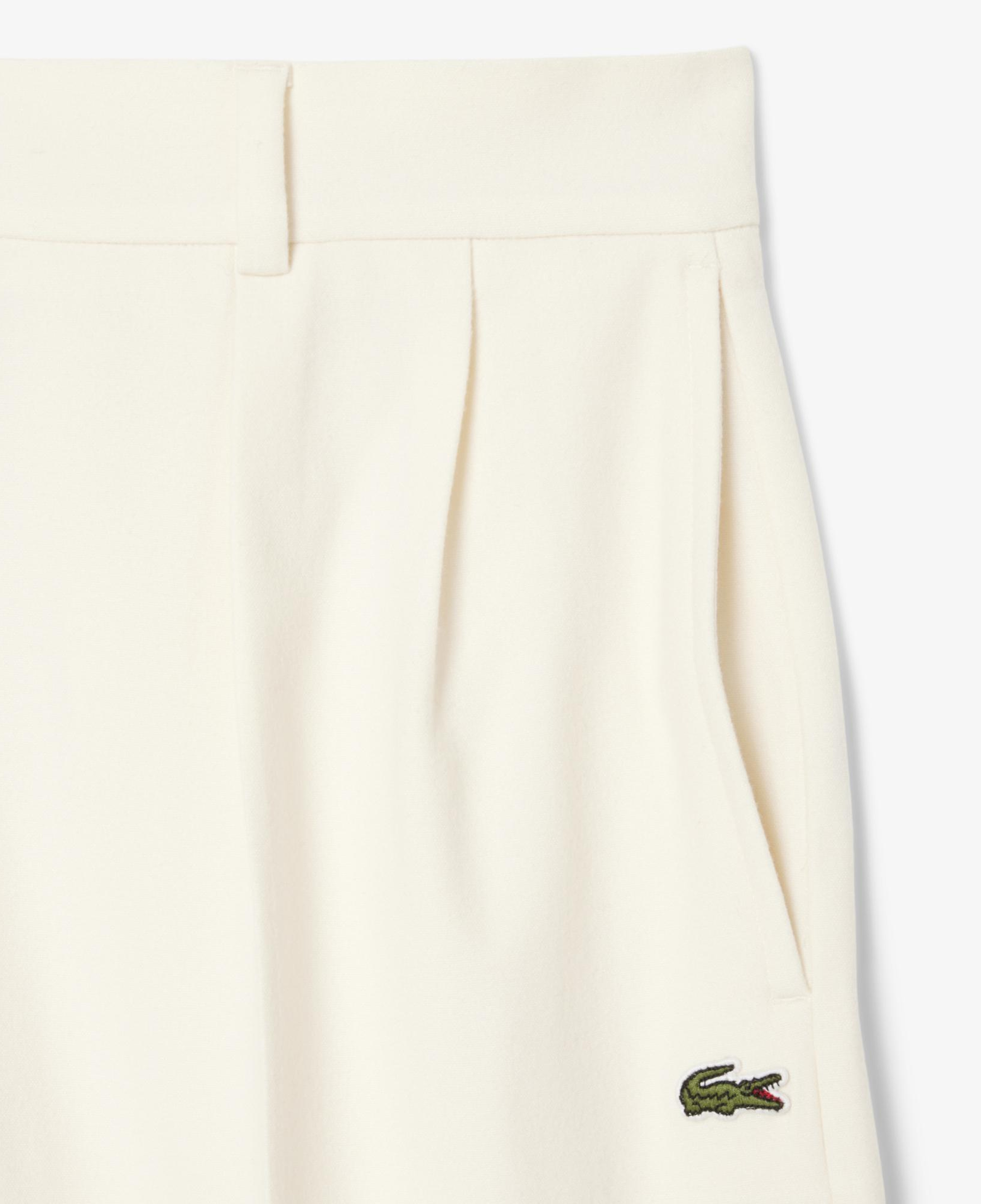 Lacoste Kadın Oversize Fit Krem Pantolon