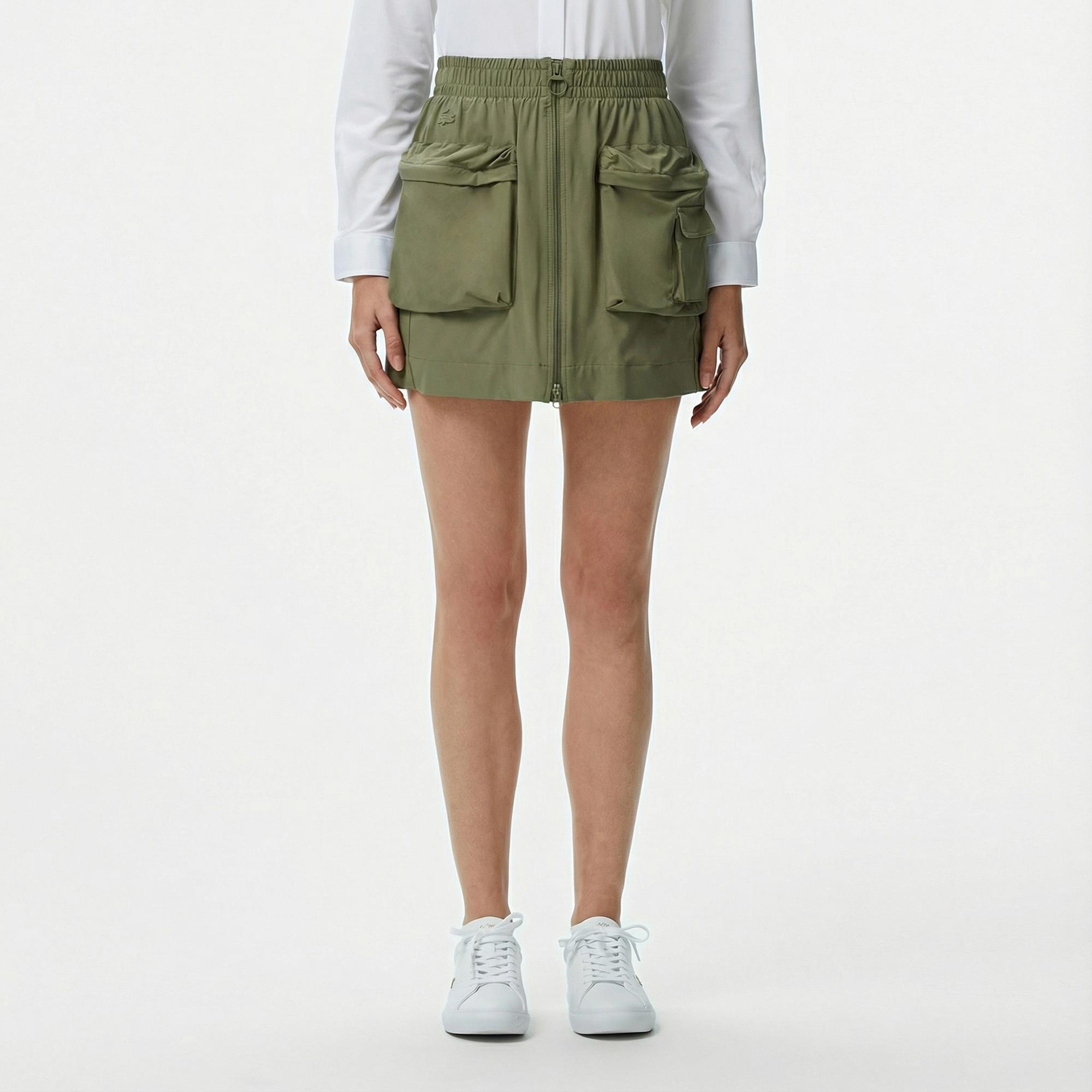 Lacoste Kadın Regular Fit Haki Etek