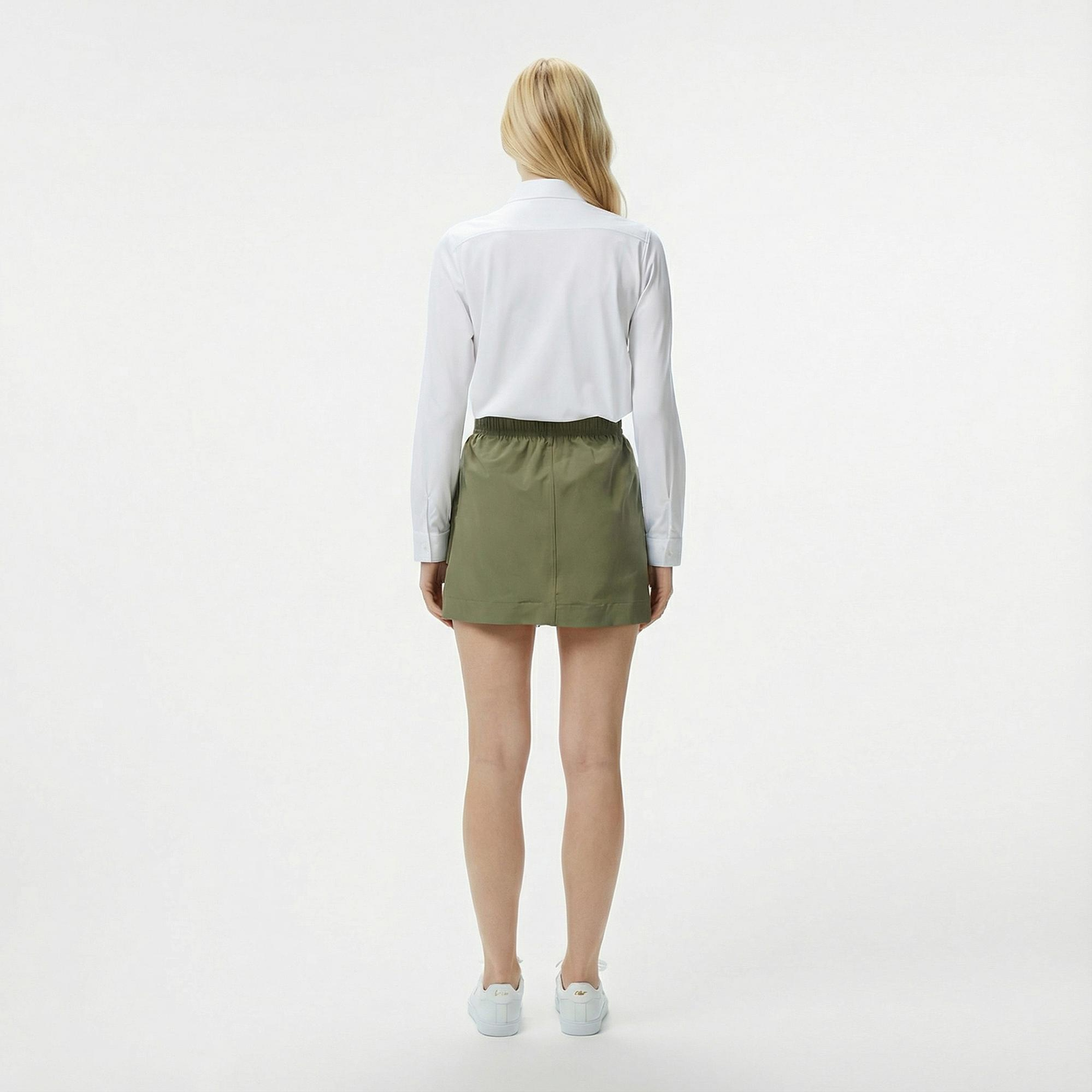 Lacoste Kadın Regular Fit Haki Etek