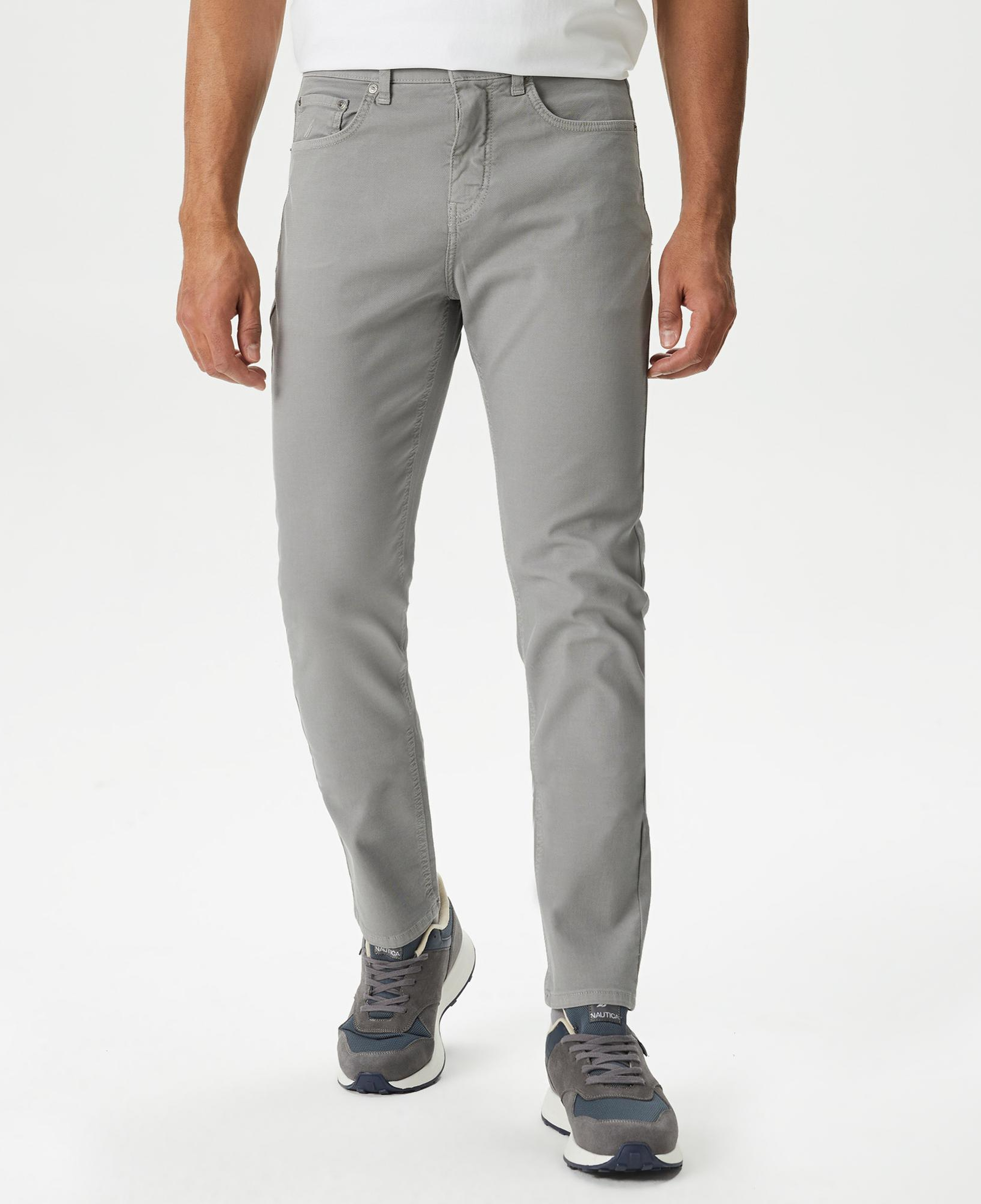 Nautica Erkek Gri Slim Fit Pantolon