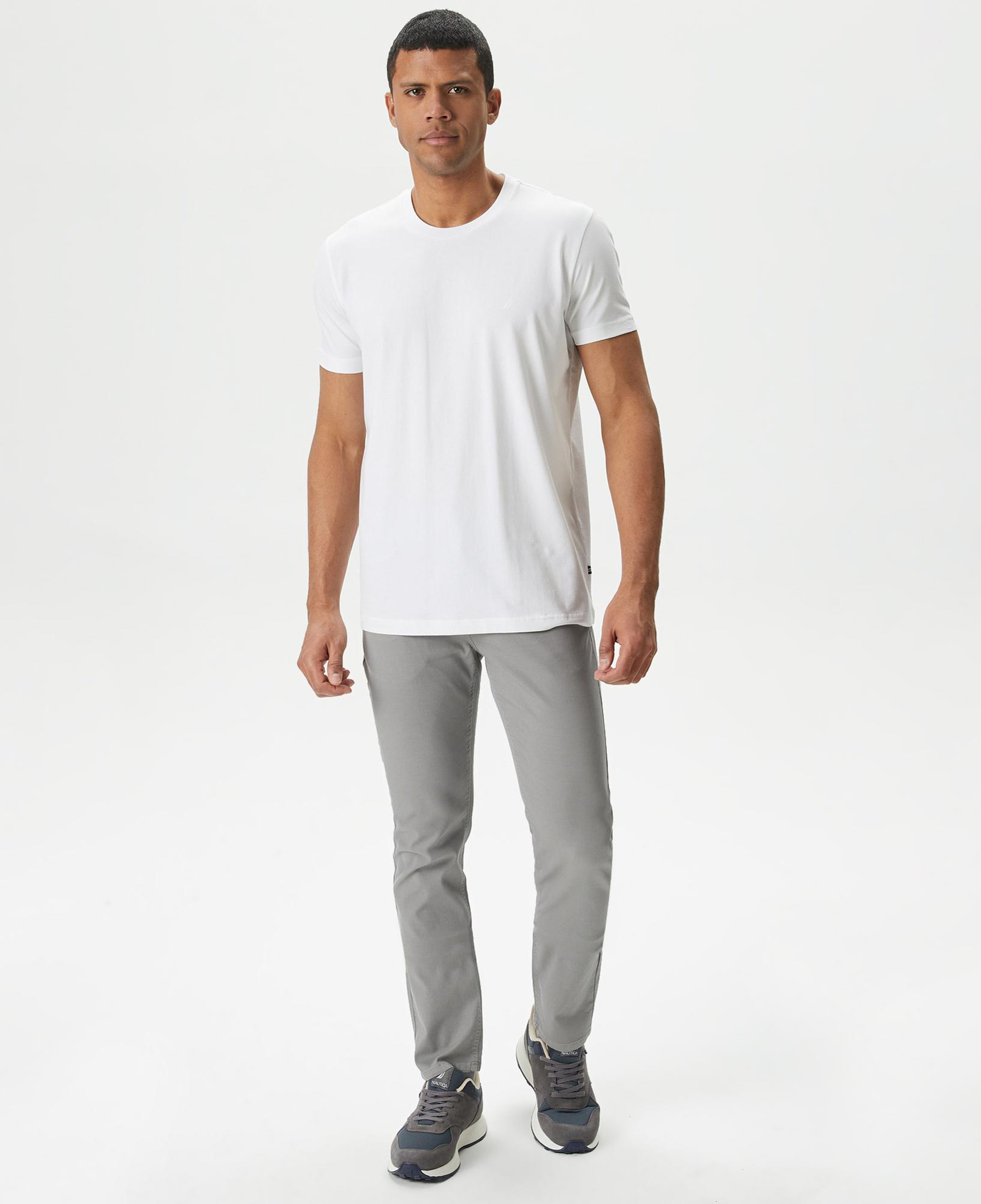 Nautica Erkek Gri Slim Fit Pantolon