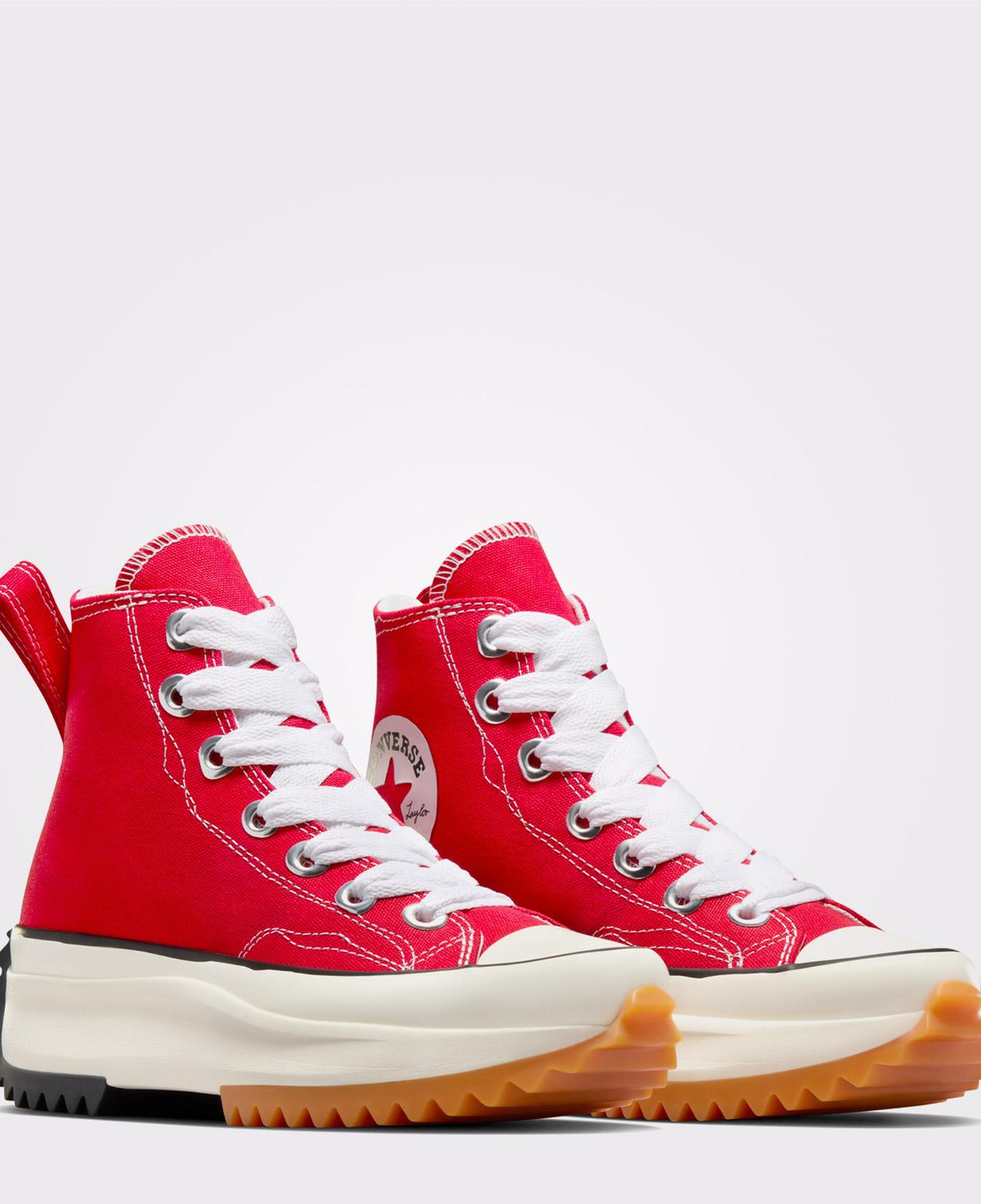 Converse Run Star Hike Unisex Kırmızı Platform Sneaker