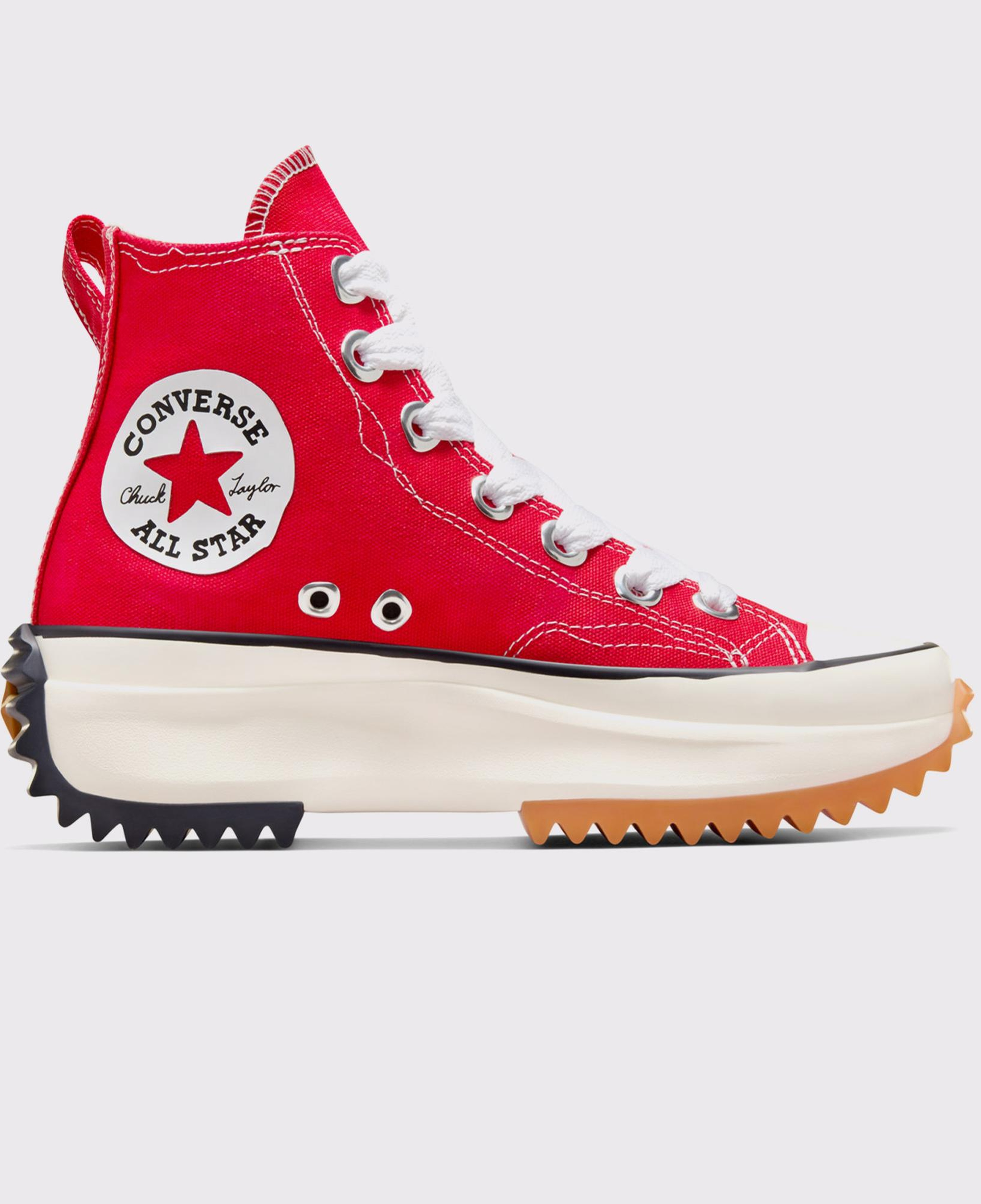 Converse Run Star Hike Unisex Kırmızı Platform Sneaker