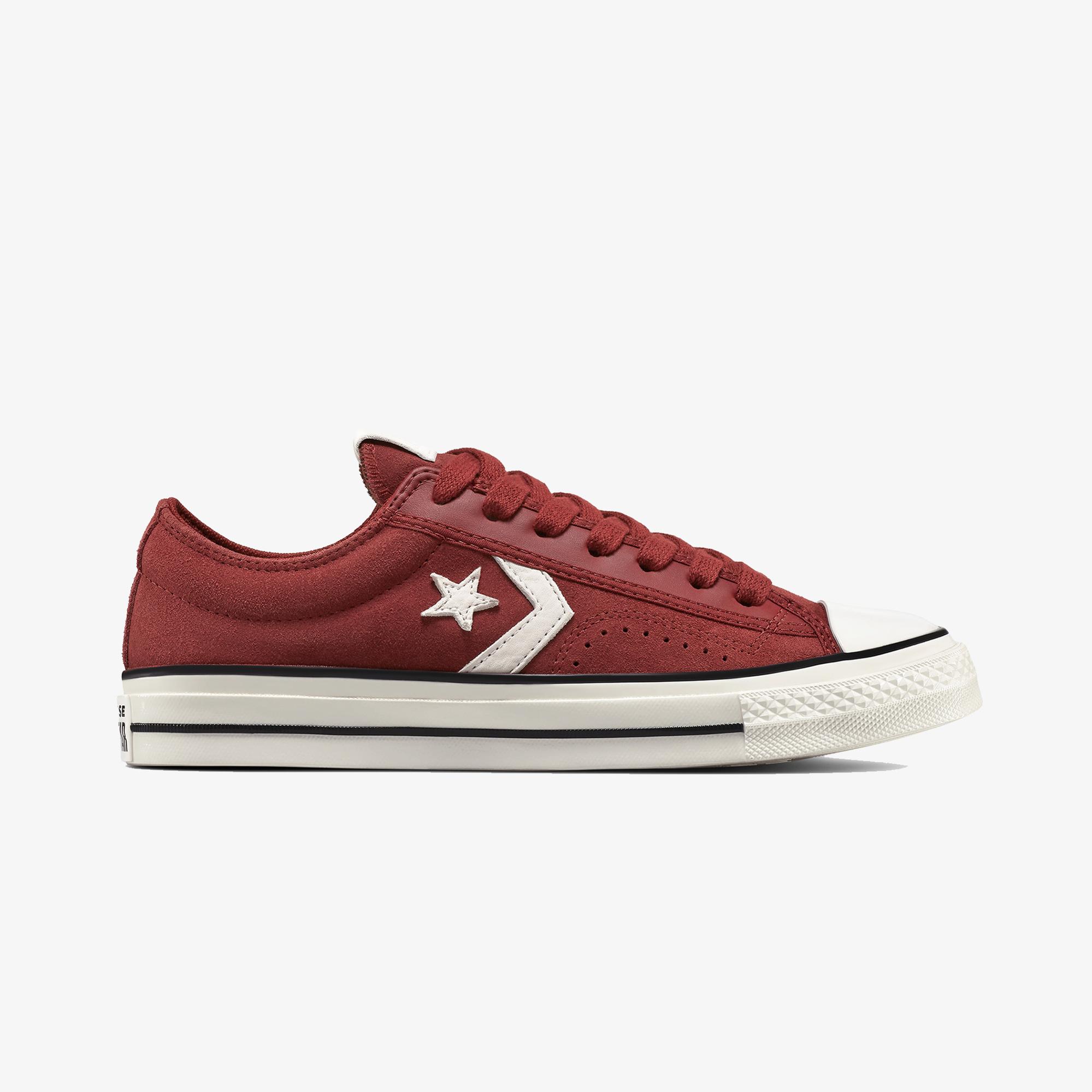 Converse Star Player 76 Suede Unisex Bordo Sneaker