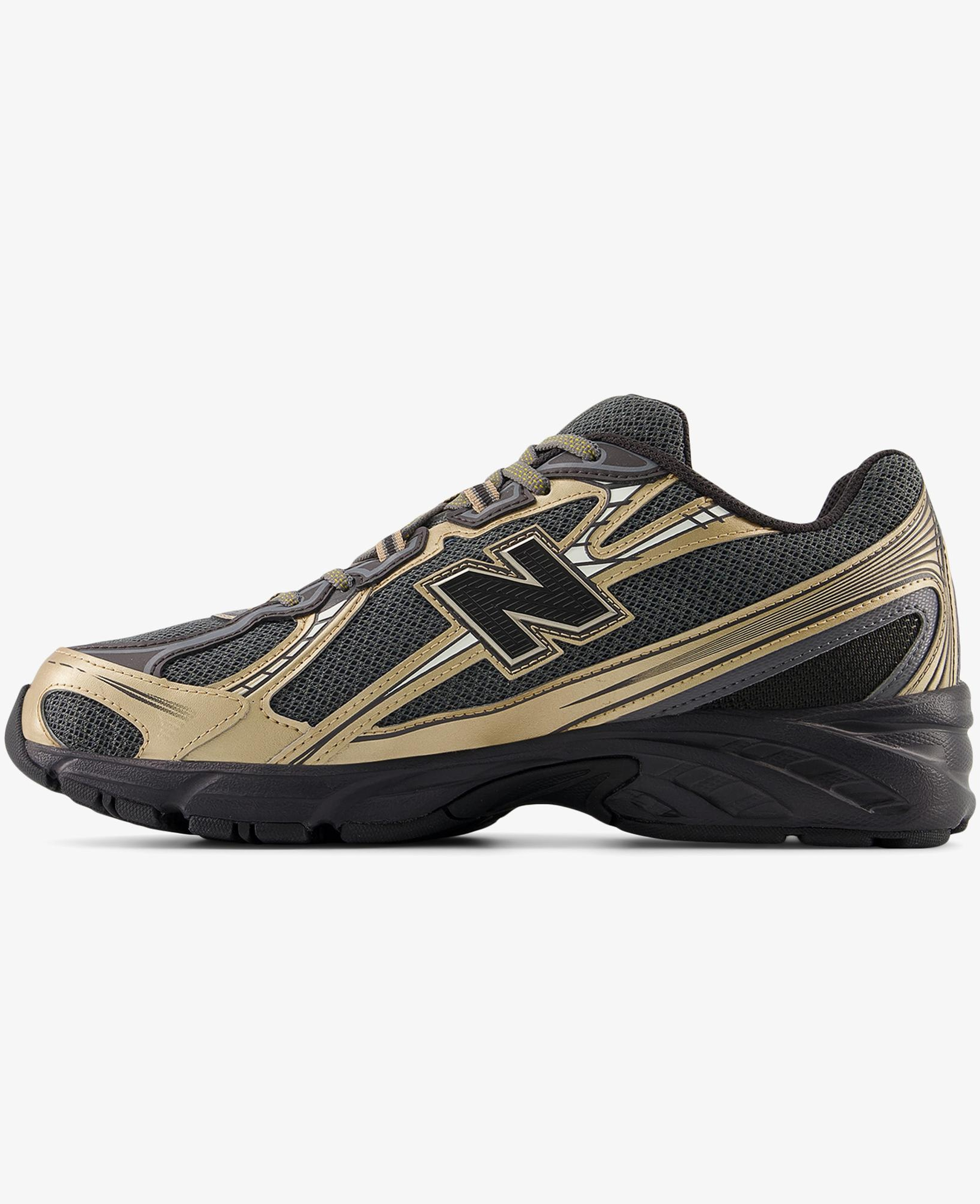 New Balance 740 Lifestyle Unisex Siyah/Altın Spor Ayakkabı