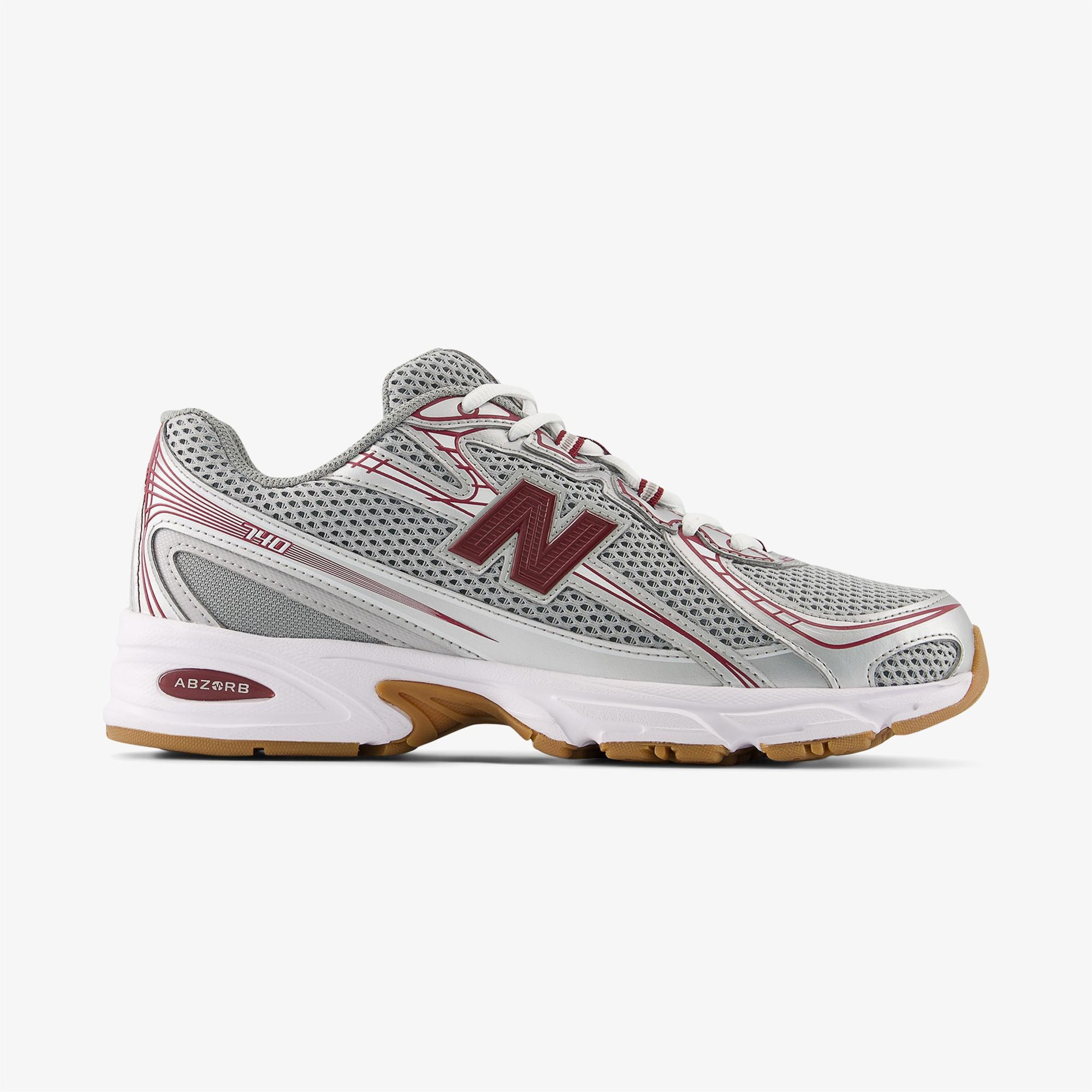 New Balance 740 Unisex Gri Spor Ayakkabı
