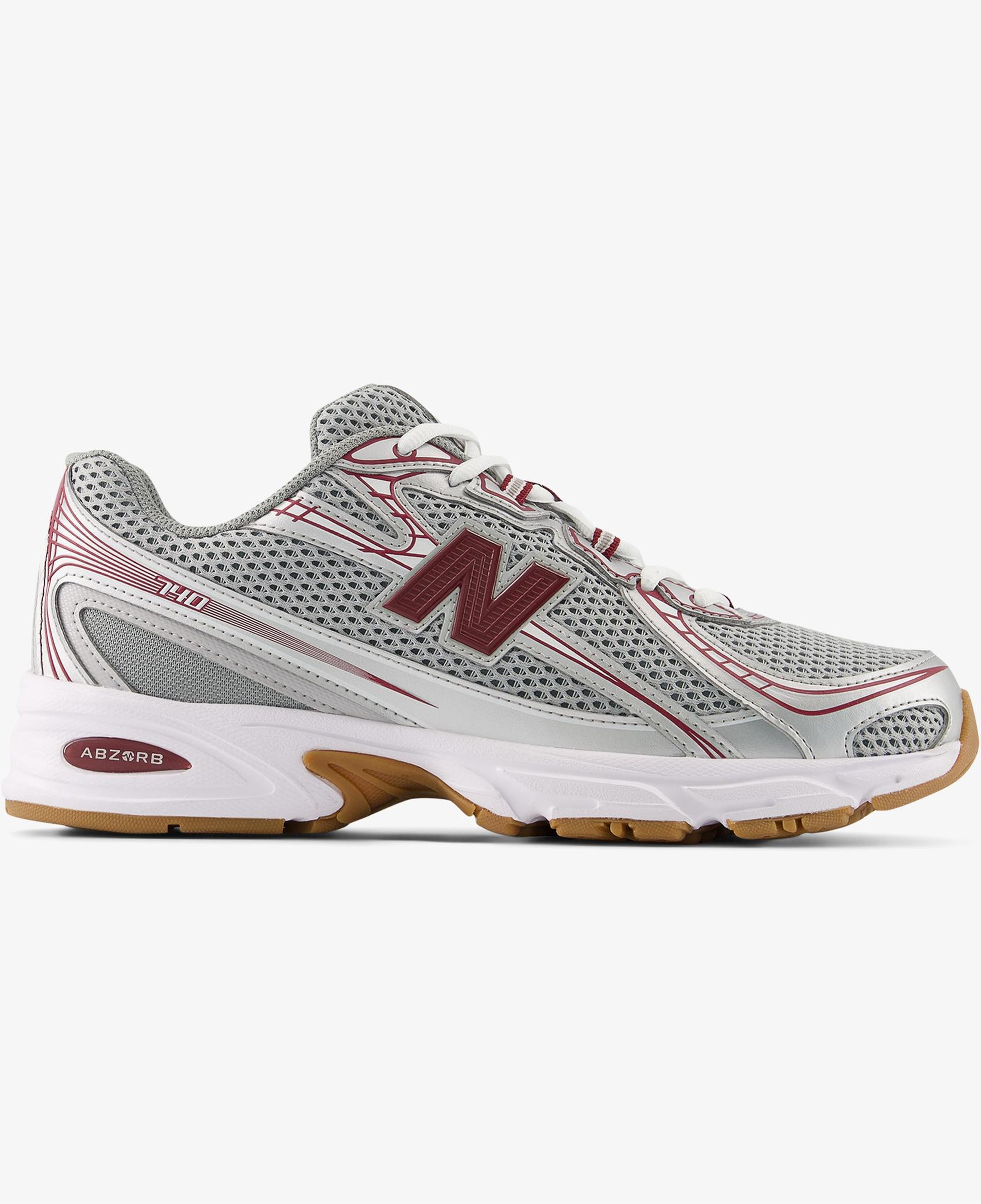 New Balance 740 Unisex Gri Spor Ayakkabı