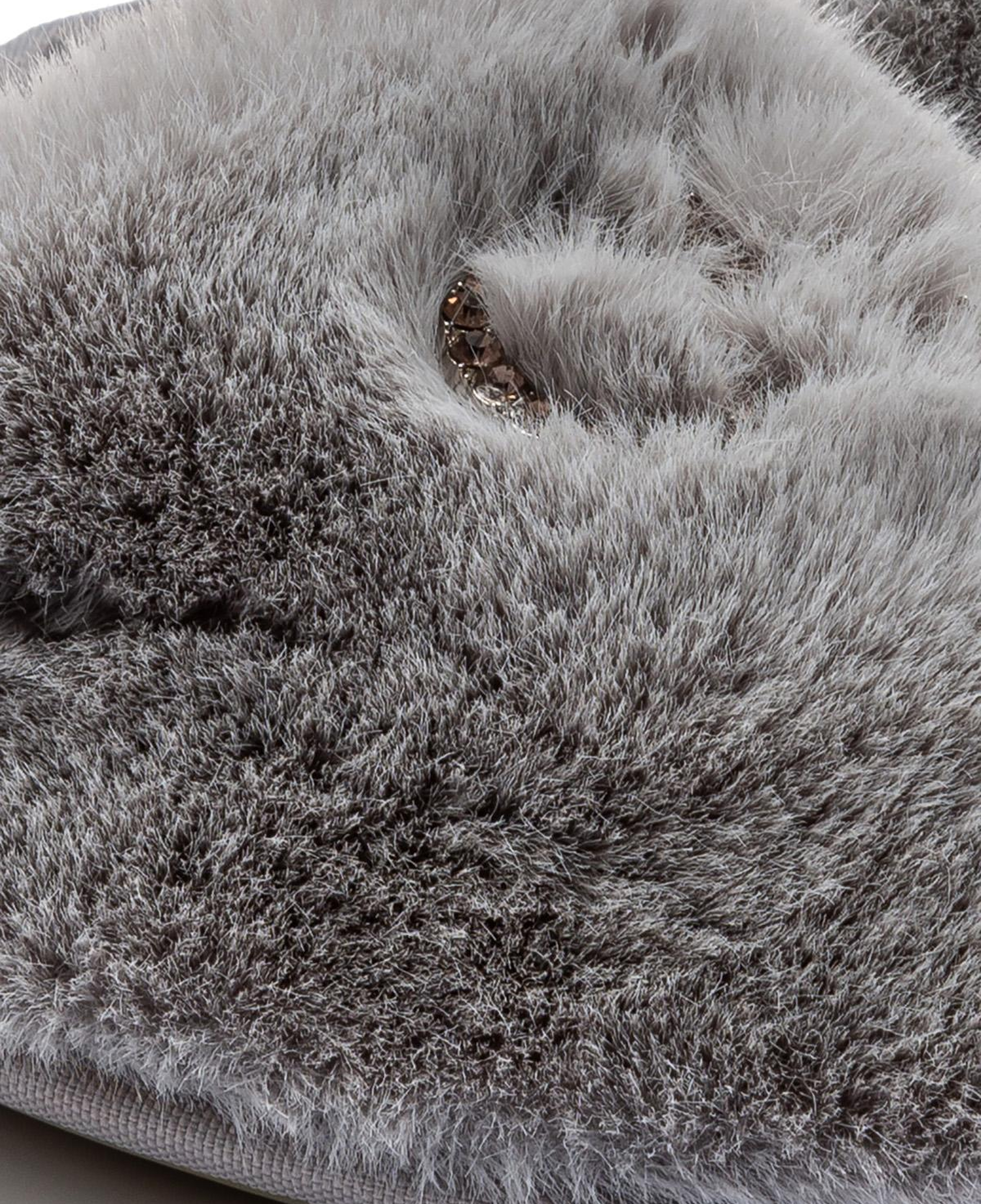 Alda Kadın Peluş Ev Terliği Gri 36/40