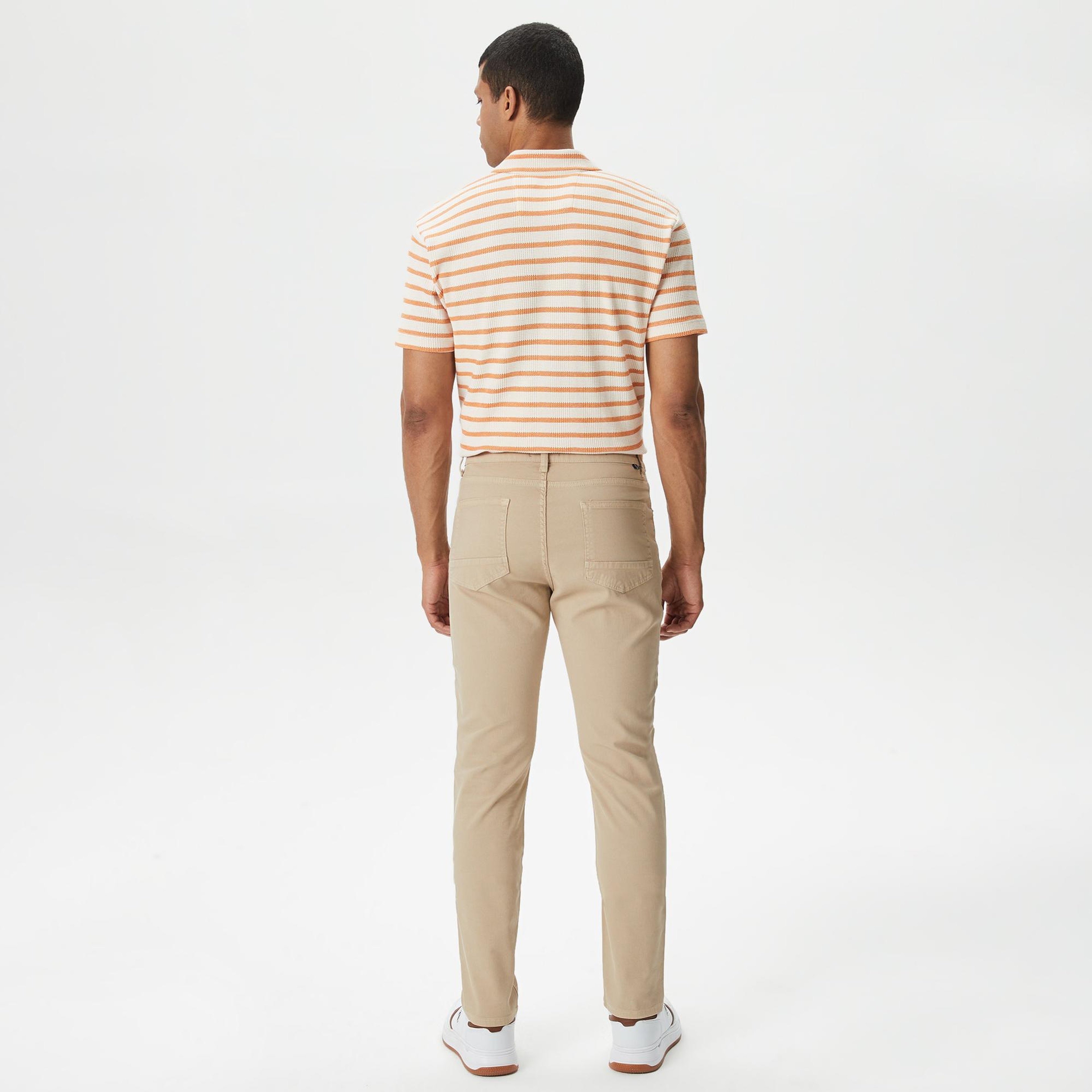 Nautica Erkek Bej Slim Fit Pantolon