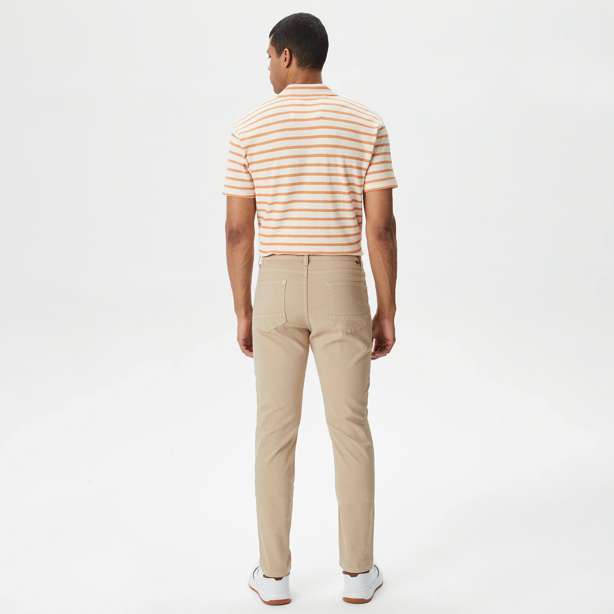 Nautica Erkek Bej Slim Fit Pantolon