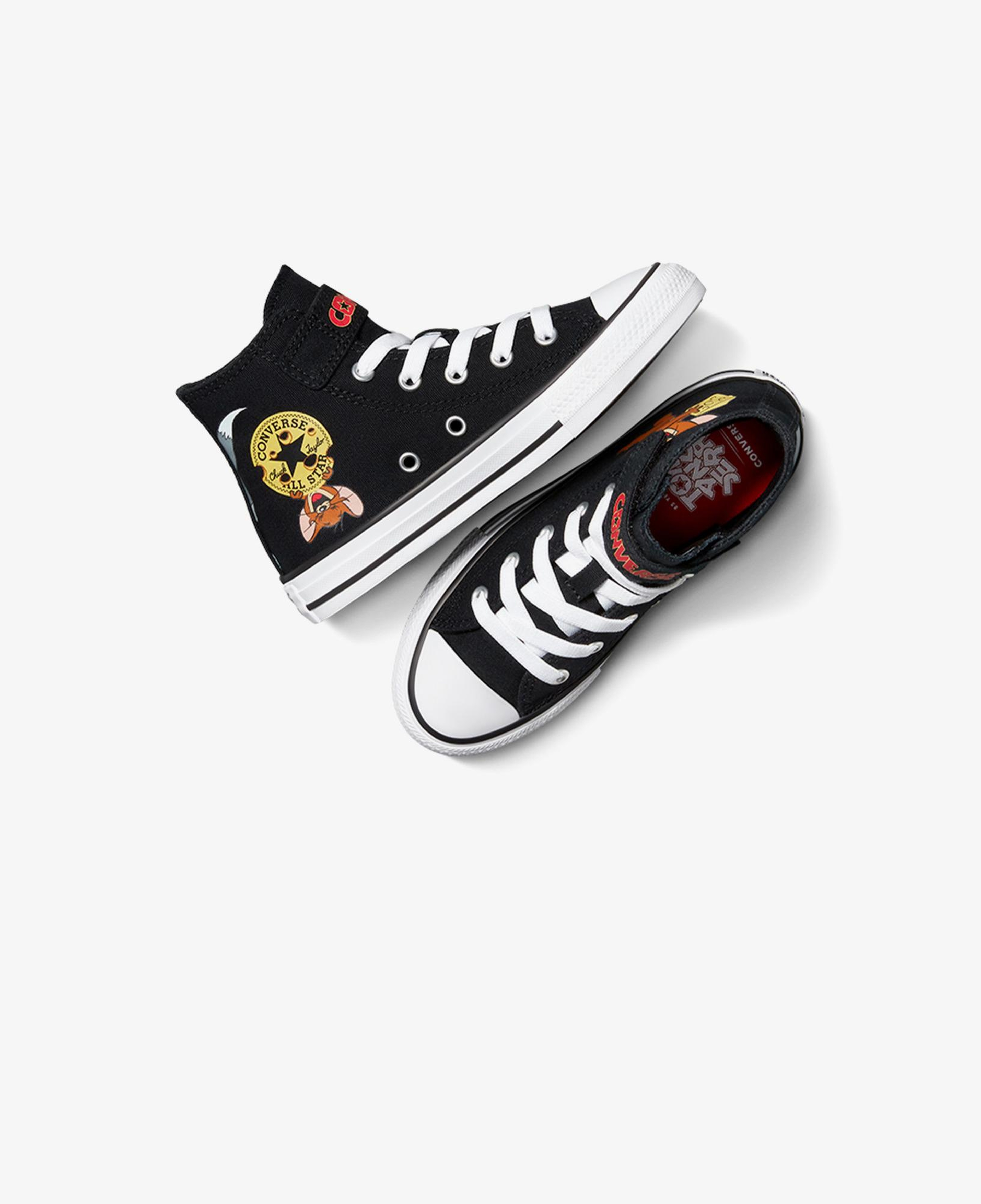 Converse X Tom & Jerry Chuck Taylor All Star Easy-On Çocuk Siyah Sneaker