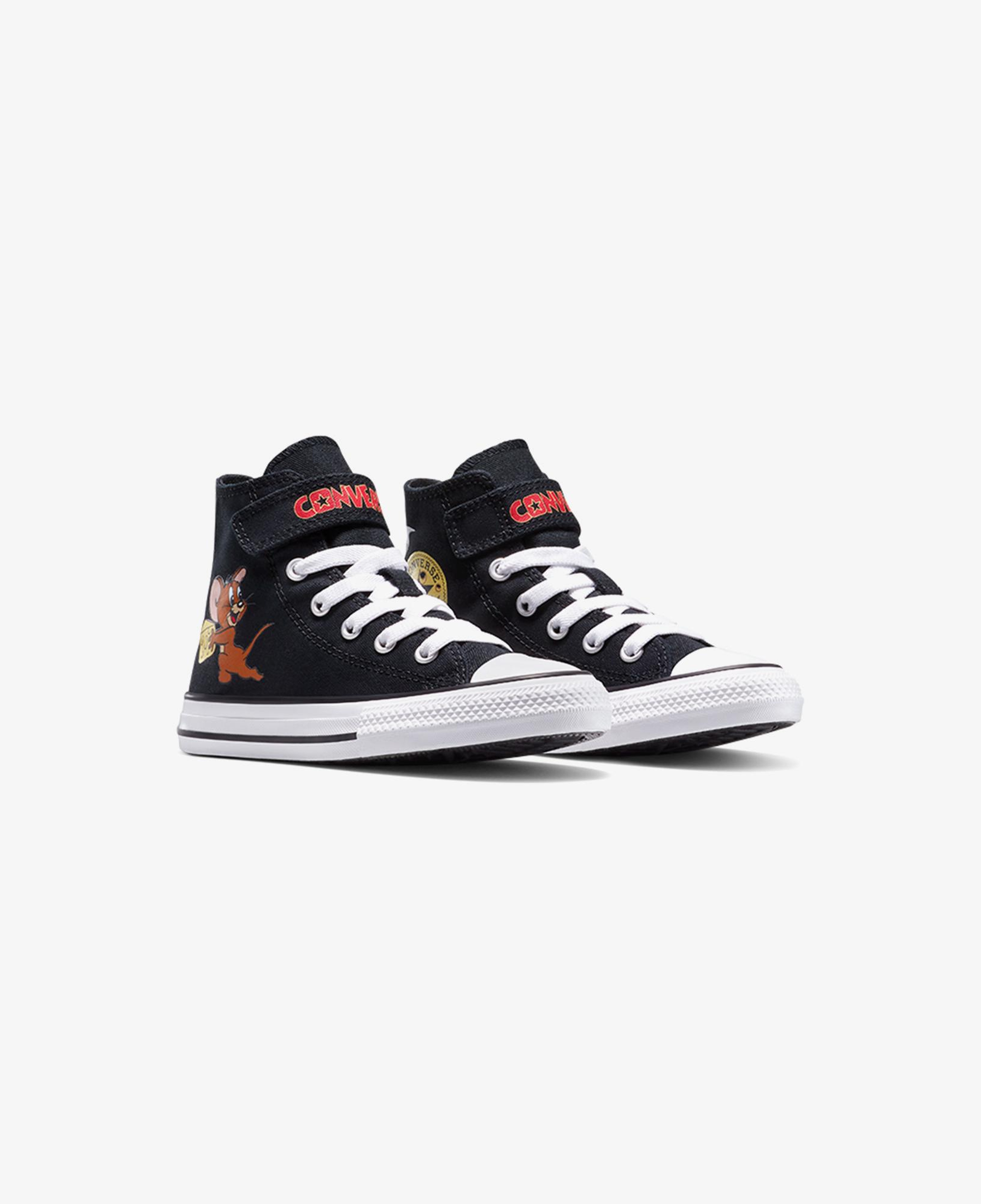 Converse X Tom & Jerry Chuck Taylor All Star Easy-On Çocuk Siyah Sneaker