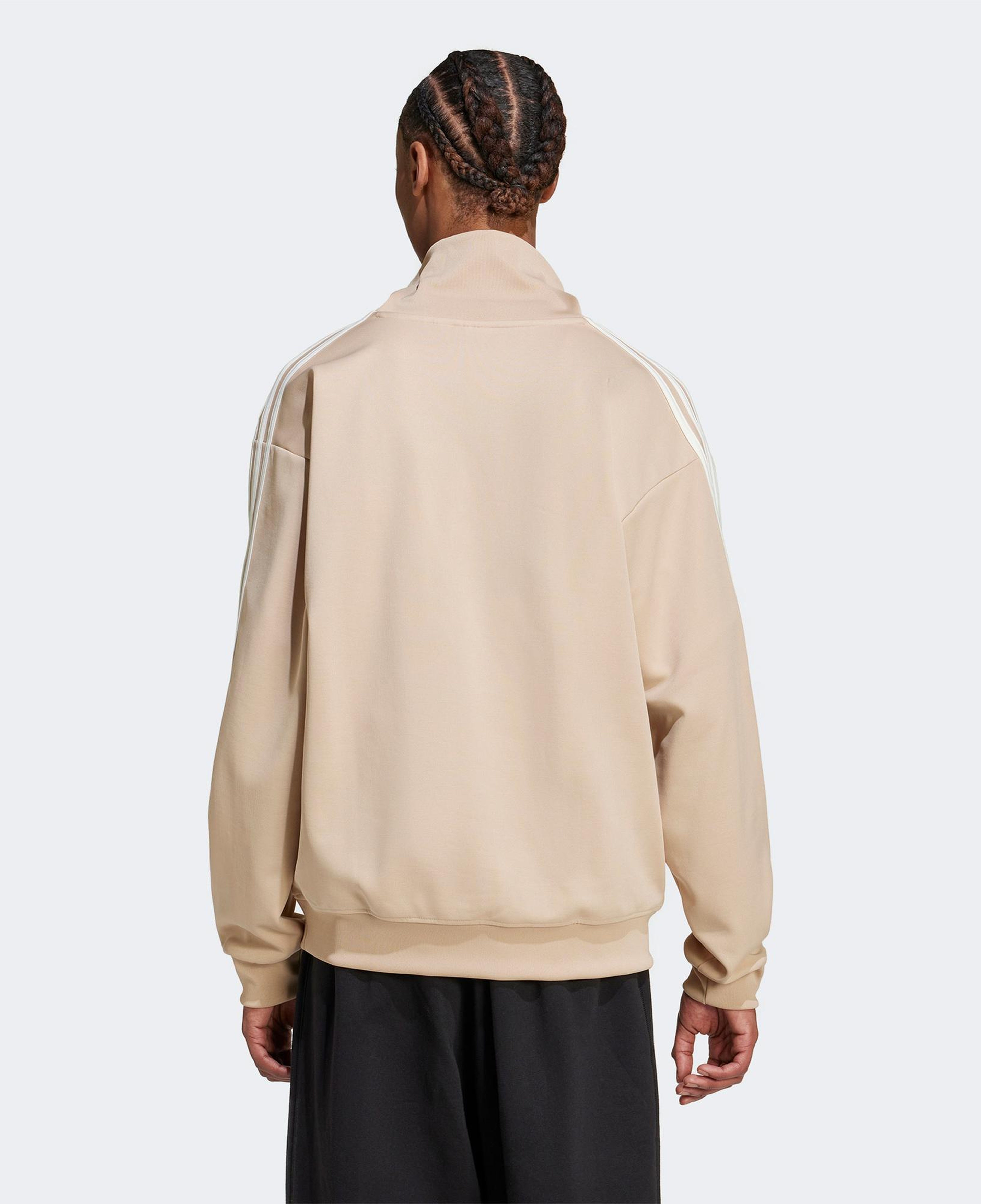 adidas Adicolor Funel Neck Erkek Bej Sweatshirt