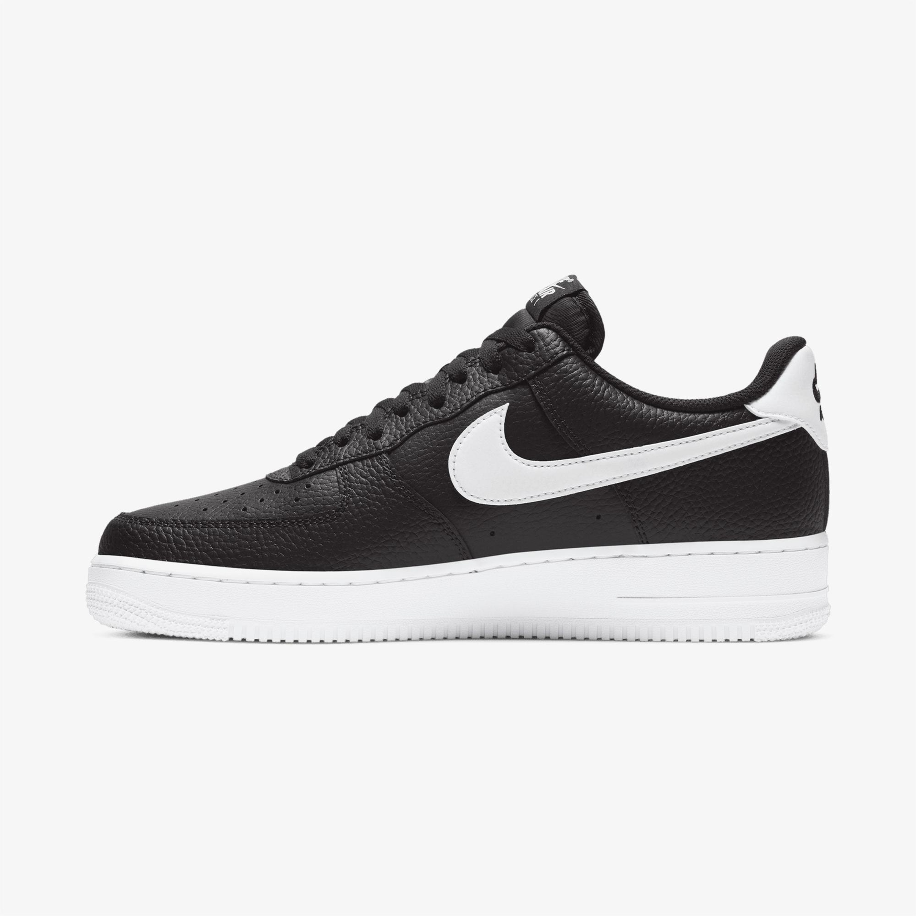 Nike Air Force 1 '07 Erkek Siyah Spor Ayakkabı