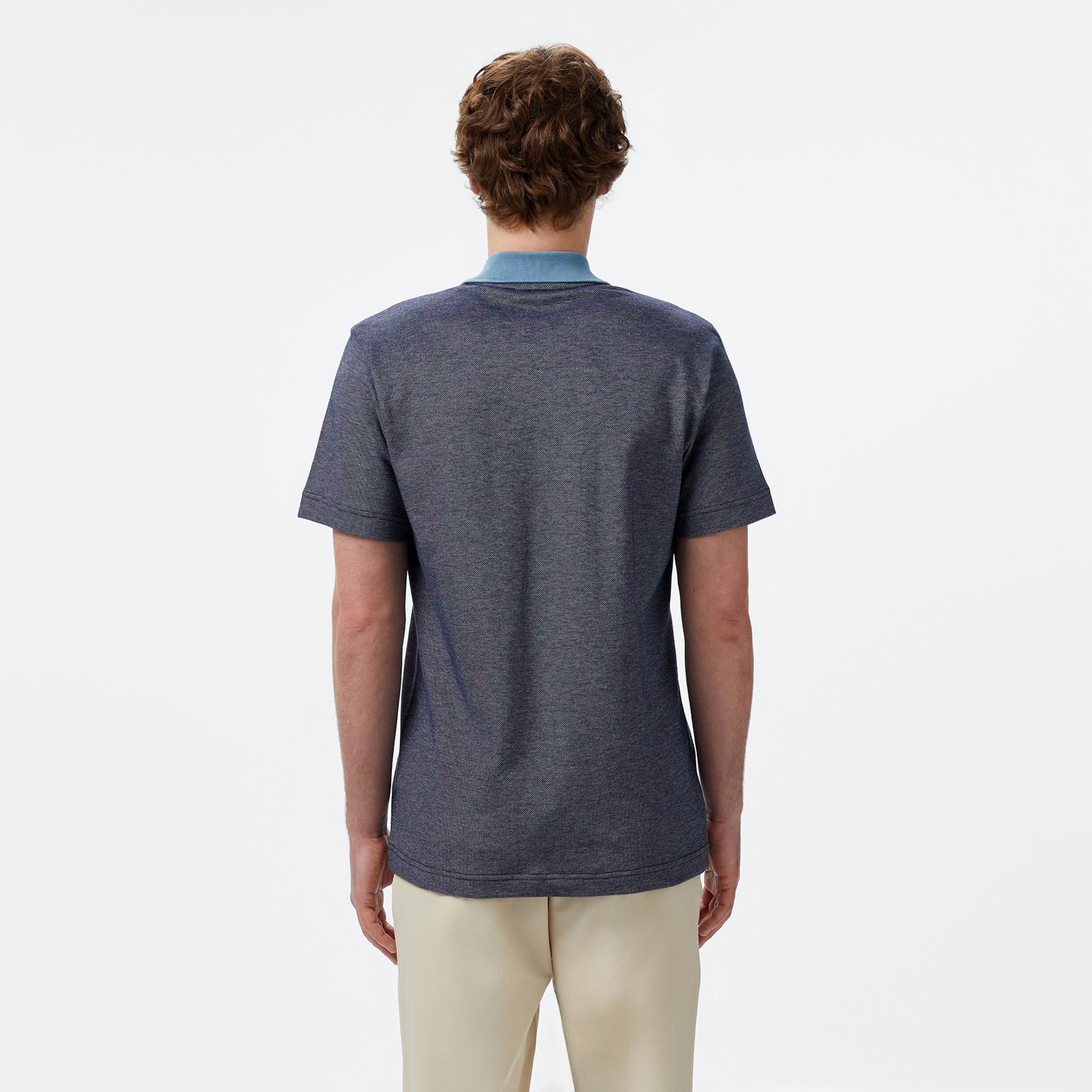 Lacoste Erkek Oversize Fit Lacivert Polo