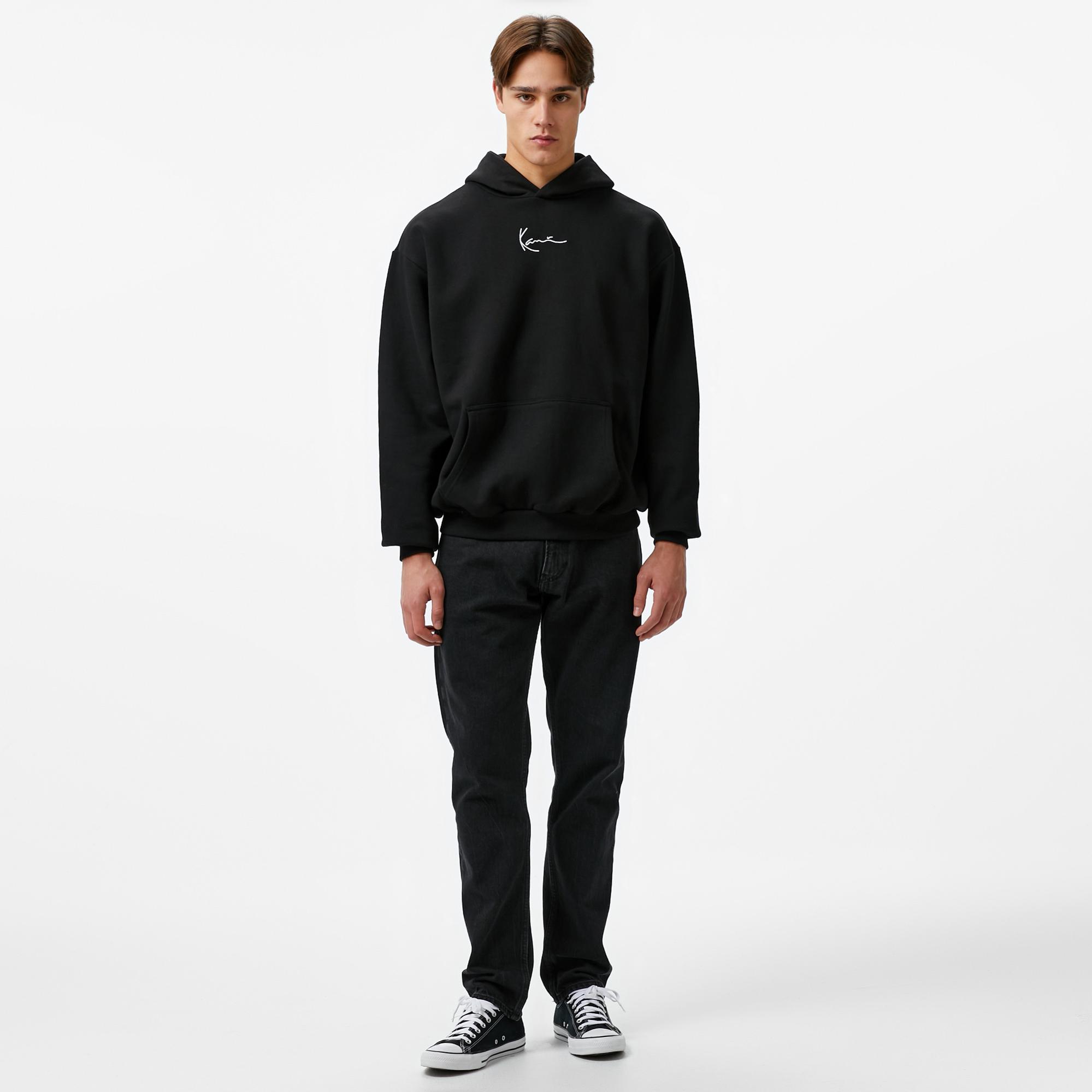 Karl Kani Small Signature Essential Erkek Siyah Sweatshirt