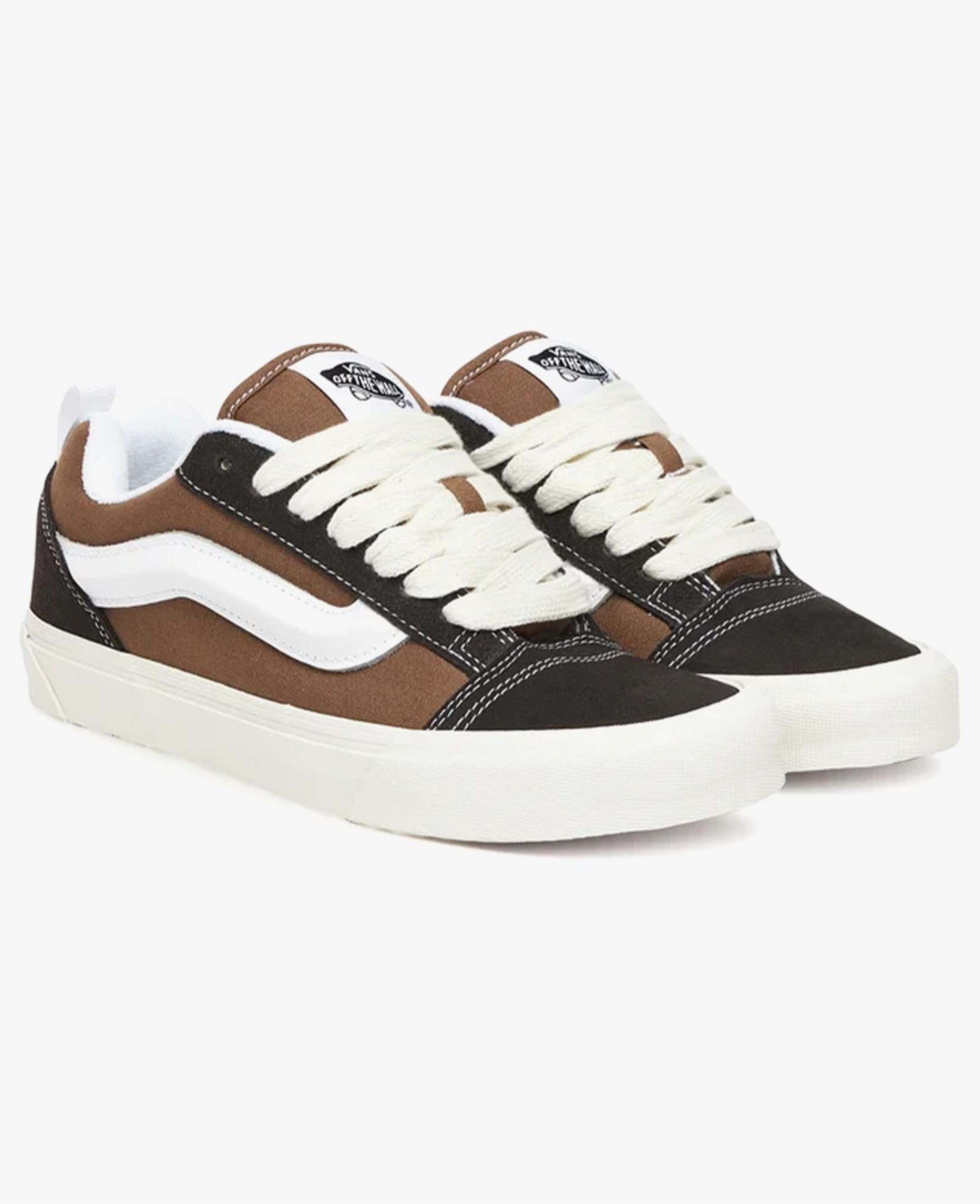 Vans Knu Skool Renk Bloklu Erkek Kahverengi Sneaker