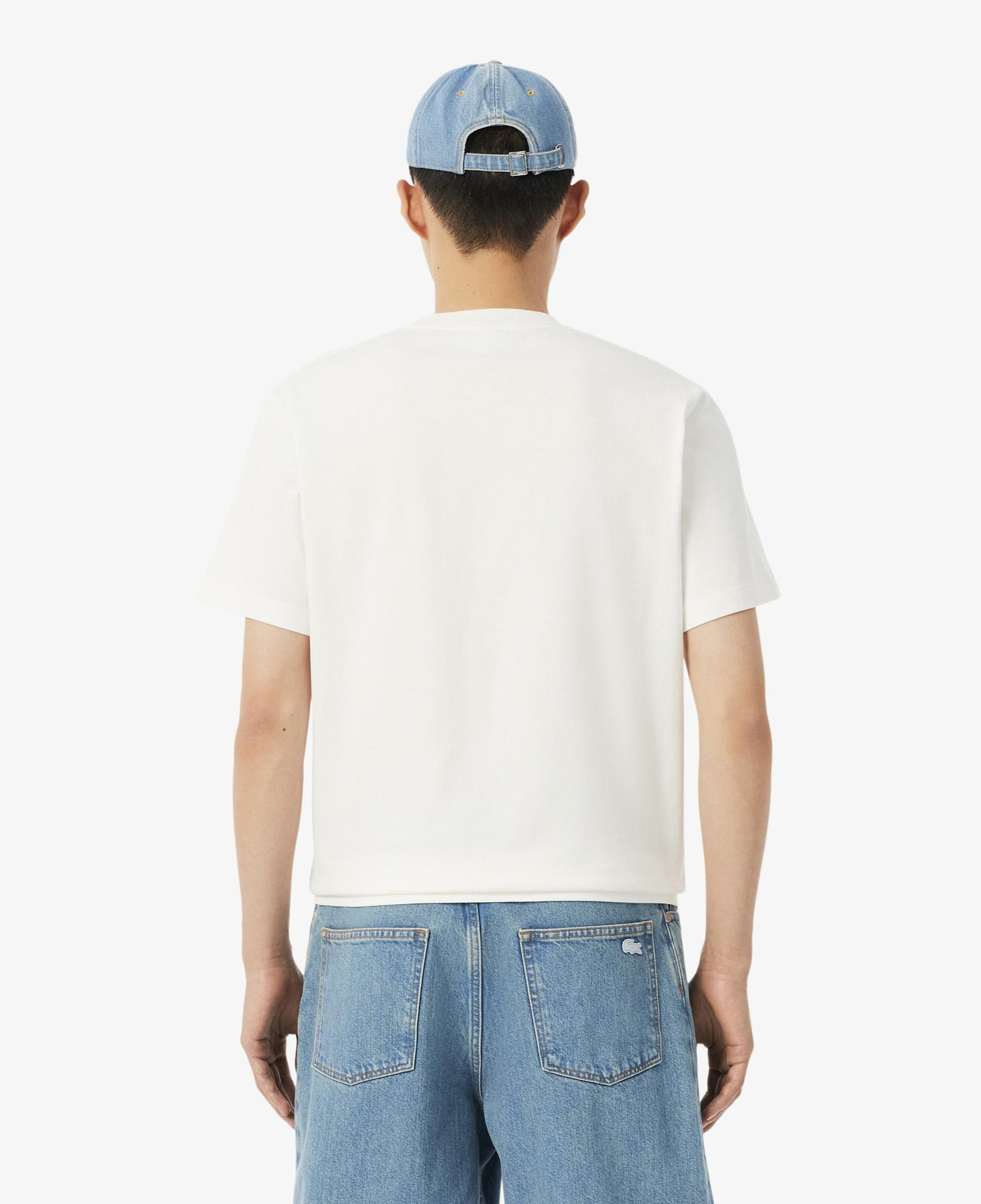 Lacoste Erkek Classic Fit Bisiklet Yaka Beyaz T-Shirt