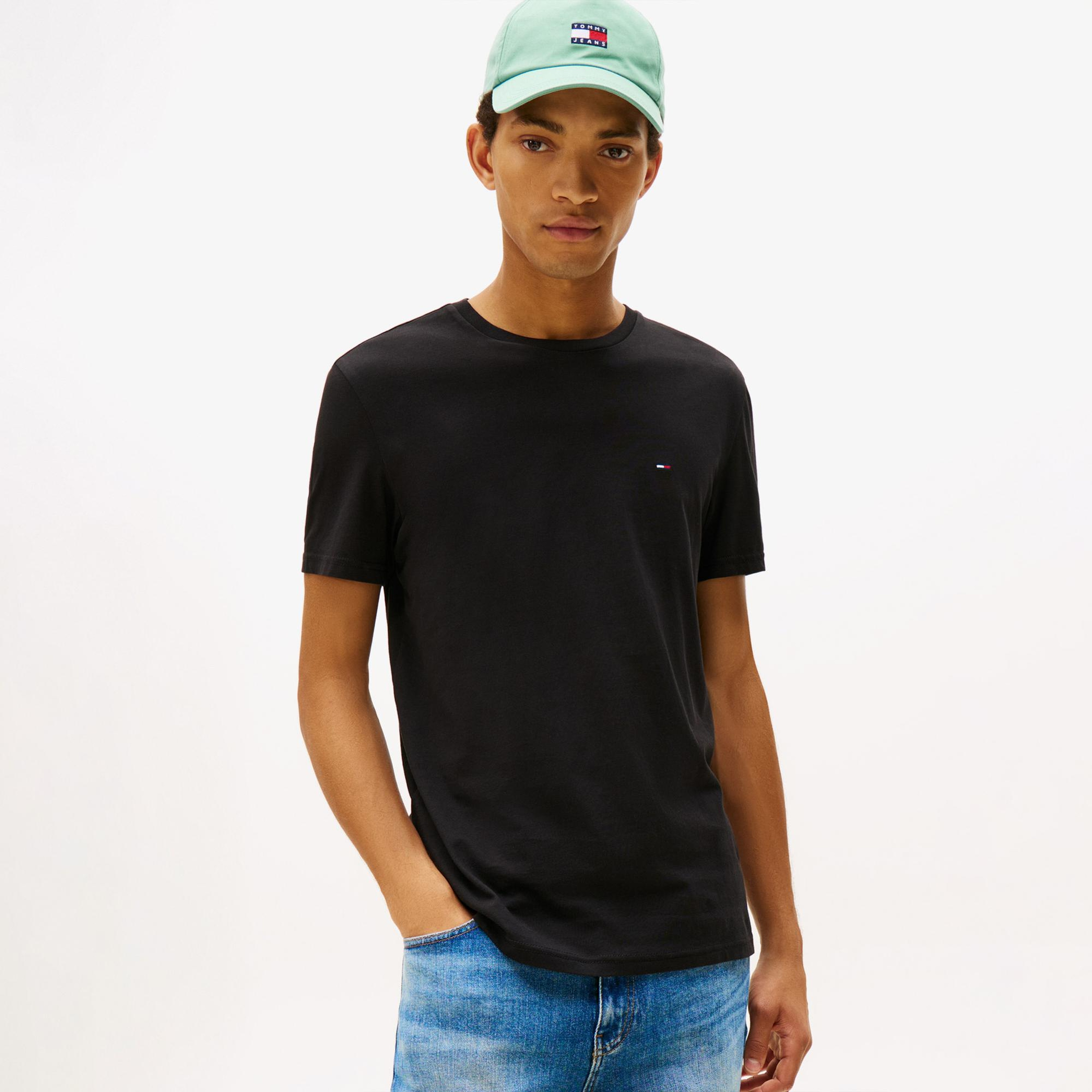 Tommy Hilfiger Classic Flag Erkek Renkli T-Shirt