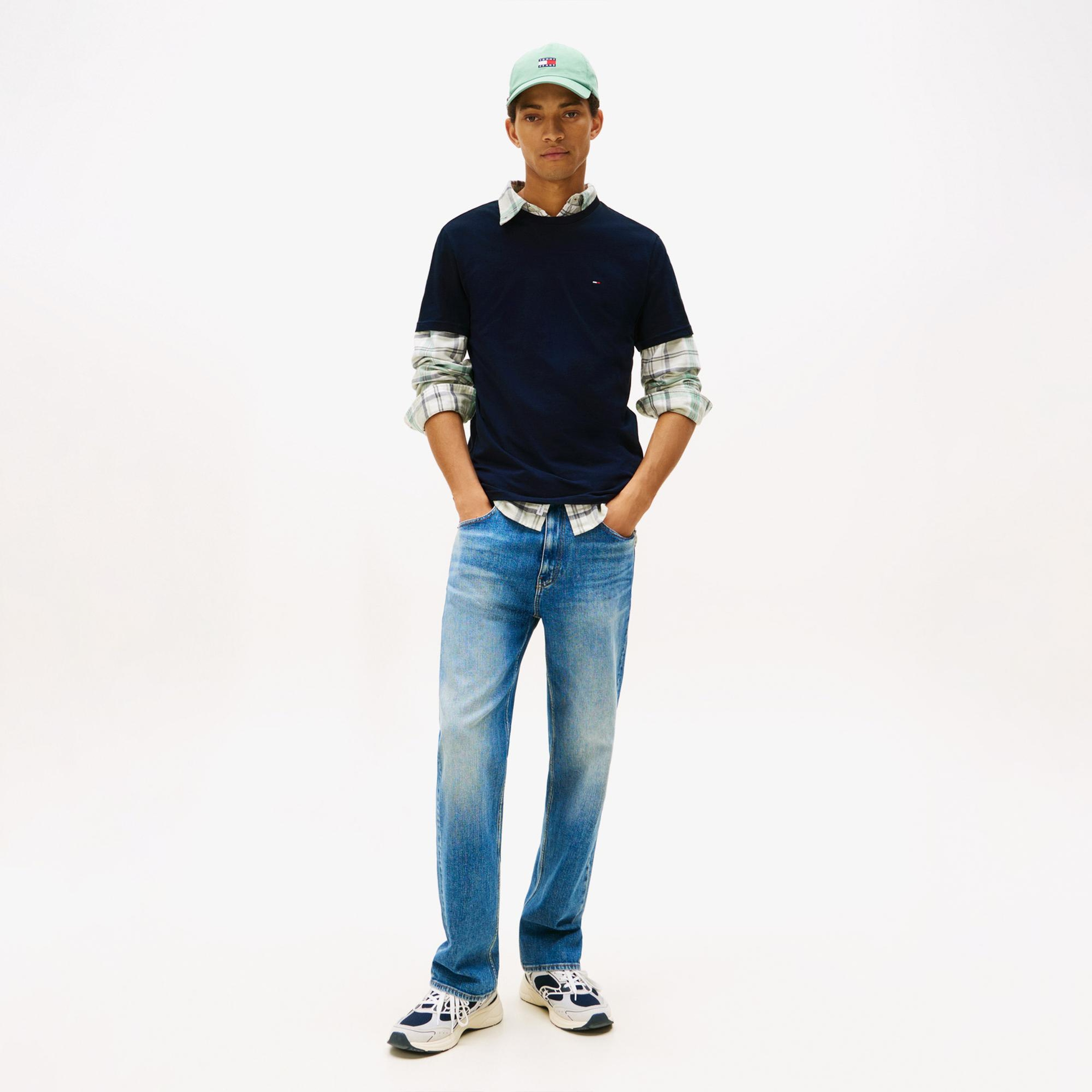 Tommy Hilfiger Classic Flag Erkek Renkli T-Shirt