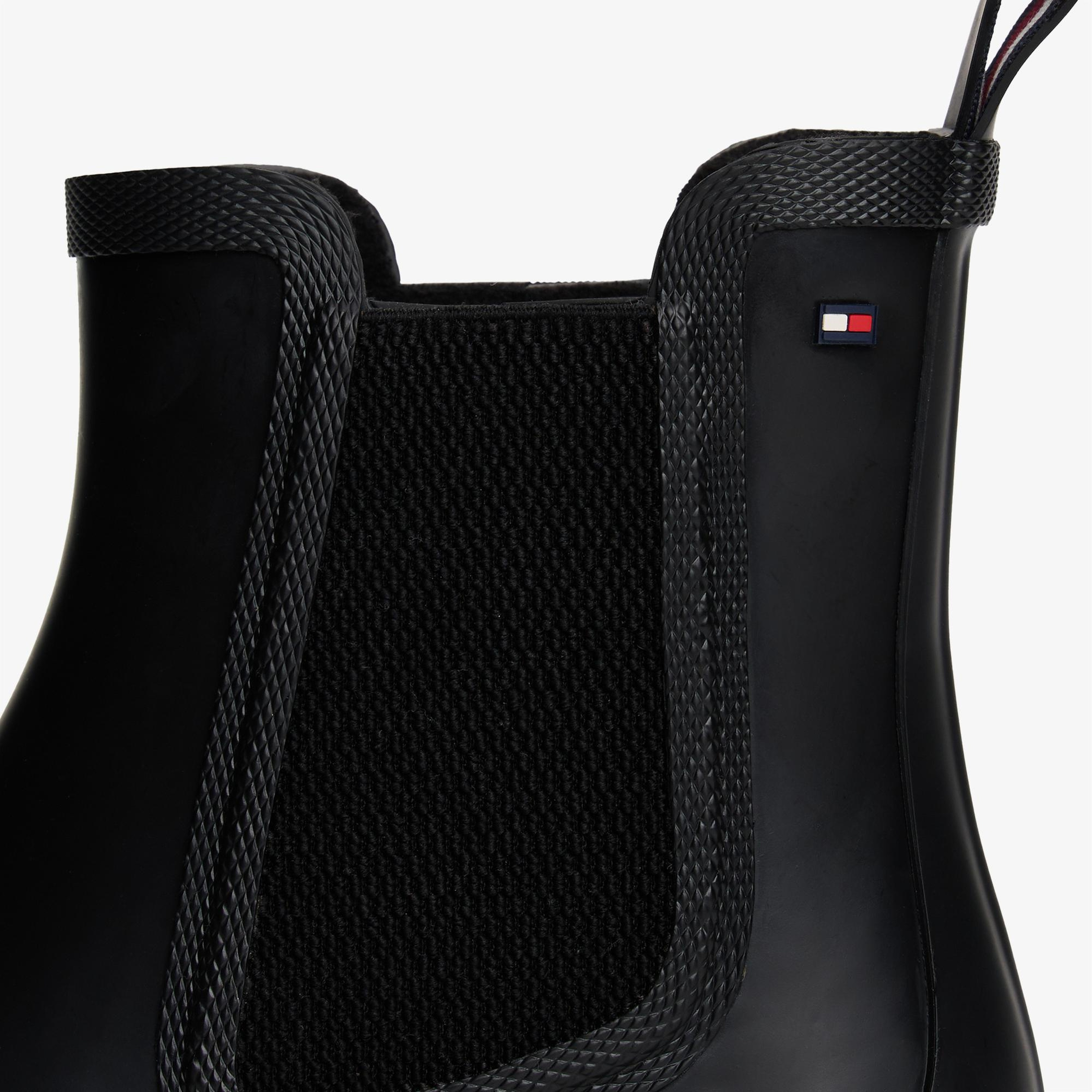 Tommy Hilfiger Flag Ankle Warm Lining Kadın Siyah Bot