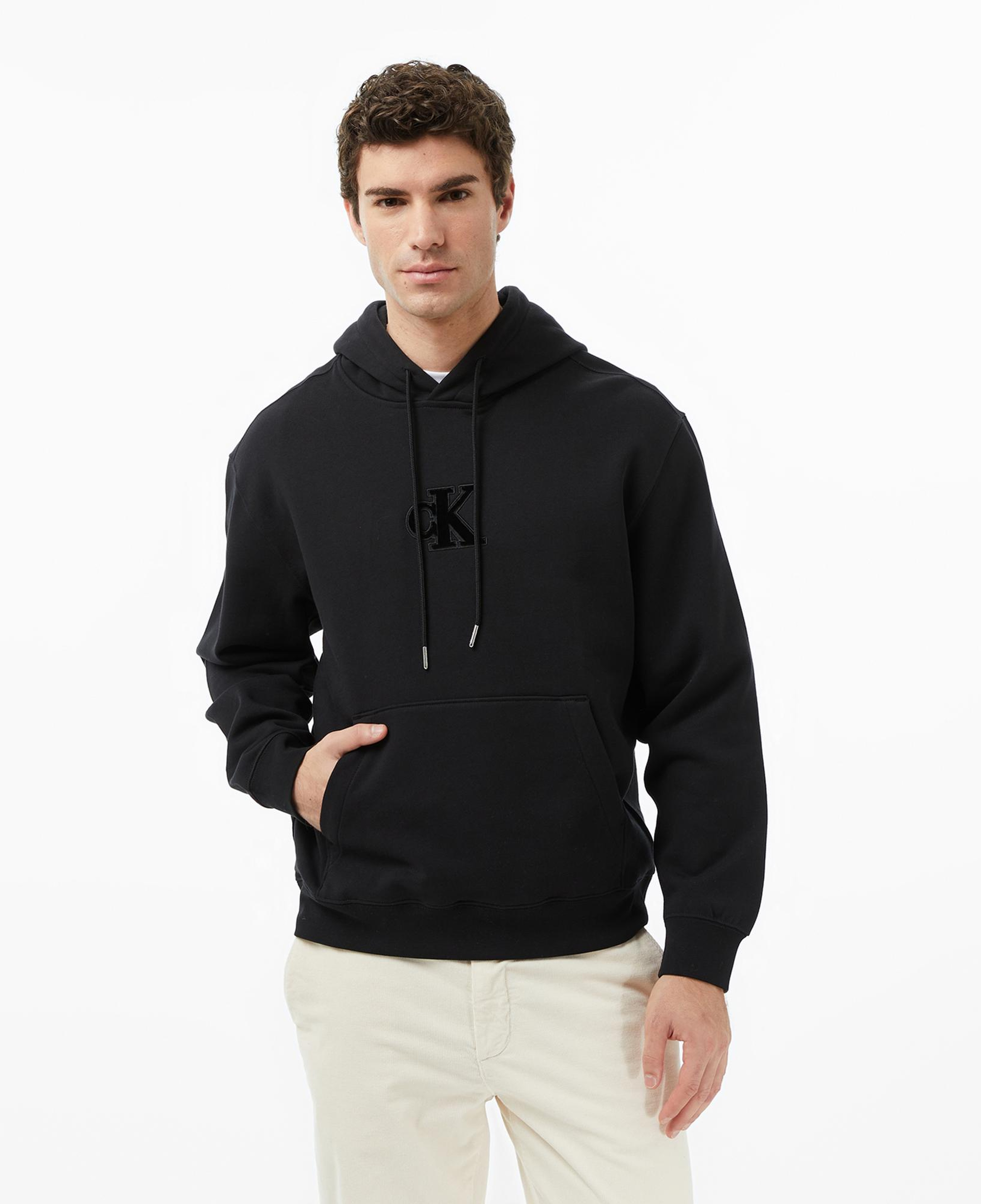 Calvin Klein Fleece Gift Giving Erkek Siyah Sweatshirt