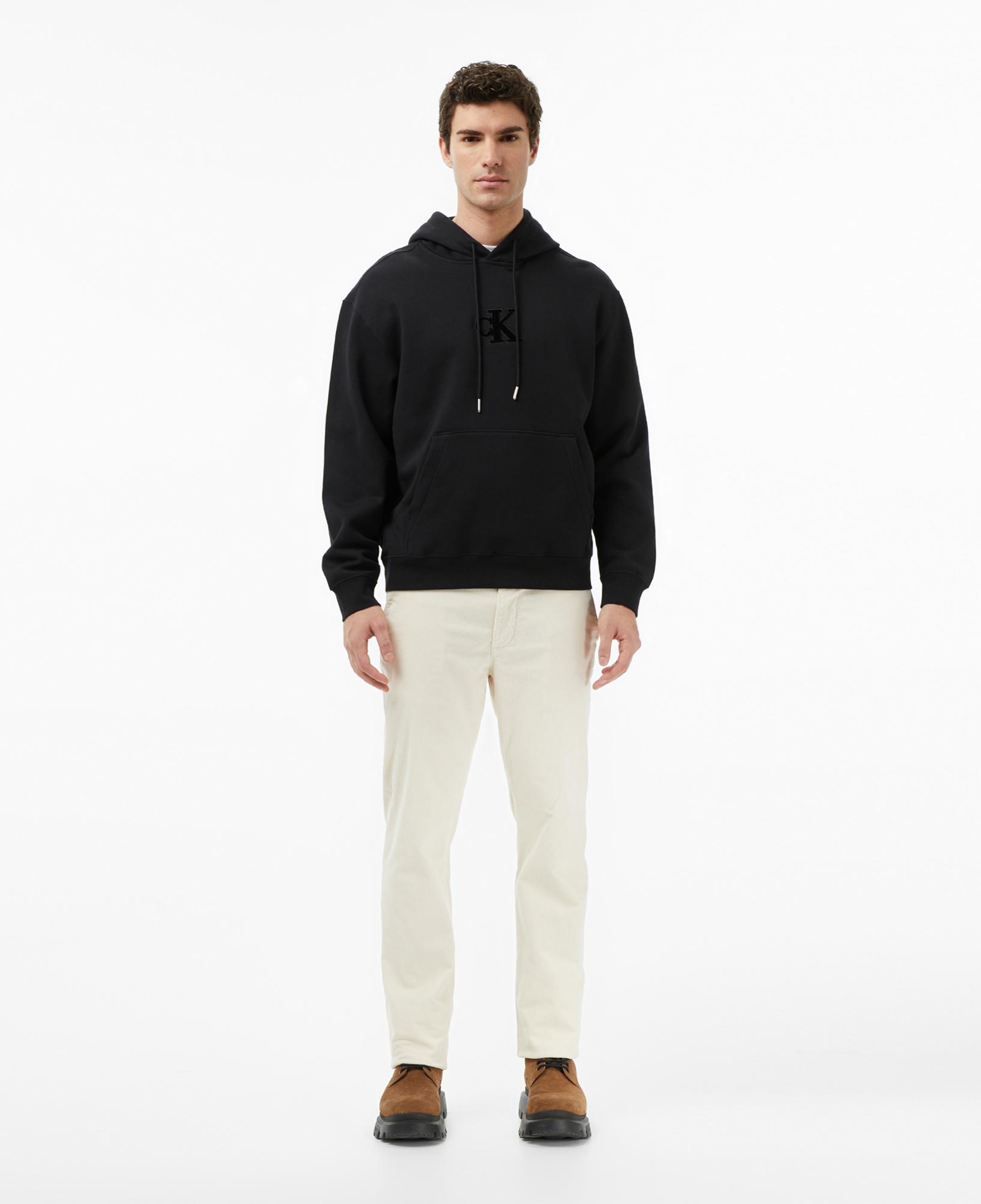 Calvin Klein Fleece Gift Giving Erkek Siyah Sweatshirt