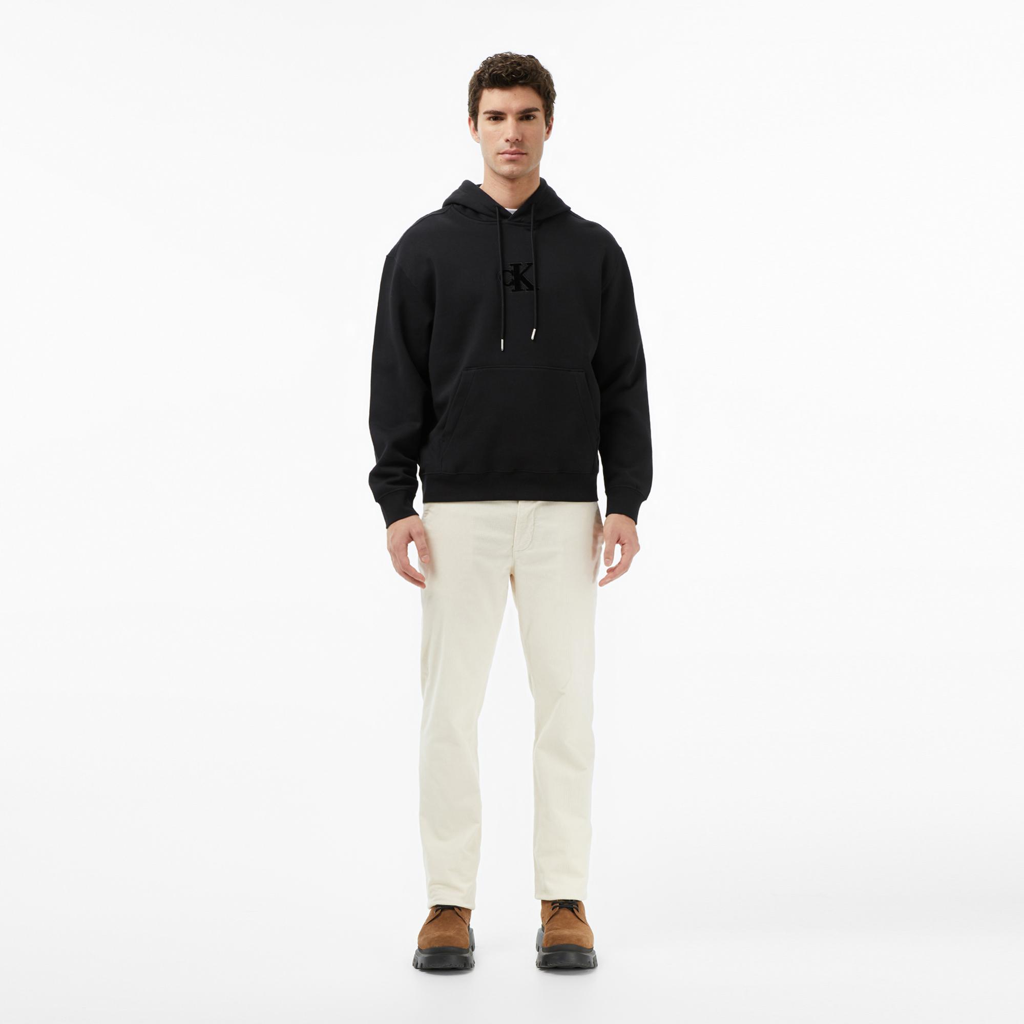 Calvin Klein Fleece Gift Giving Erkek Siyah Sweatshirt