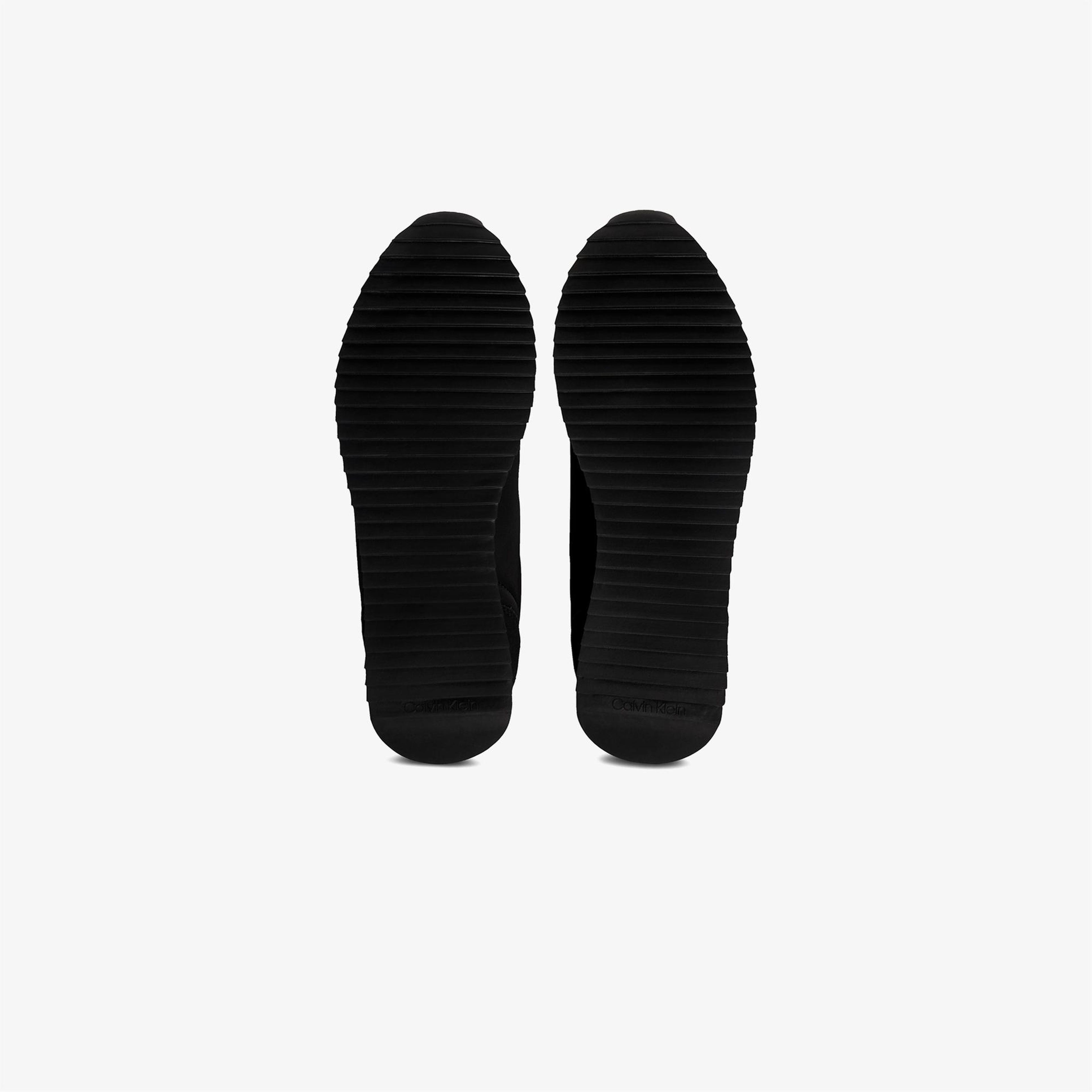 Calvin Klein Retro Runner Lace Up Erkek Siyah Sneaker