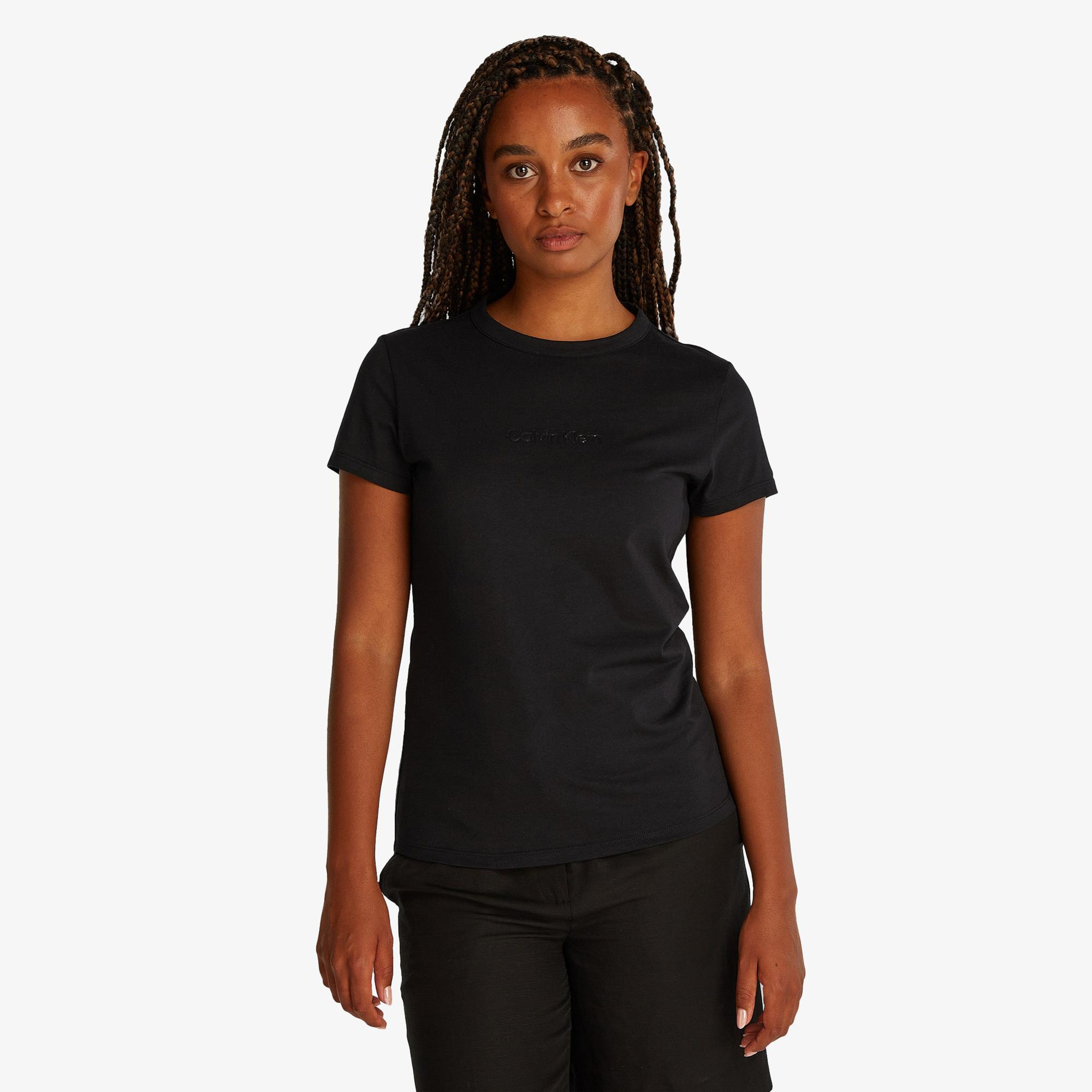 Calvin Klein Kadın Siyah T-Shirt