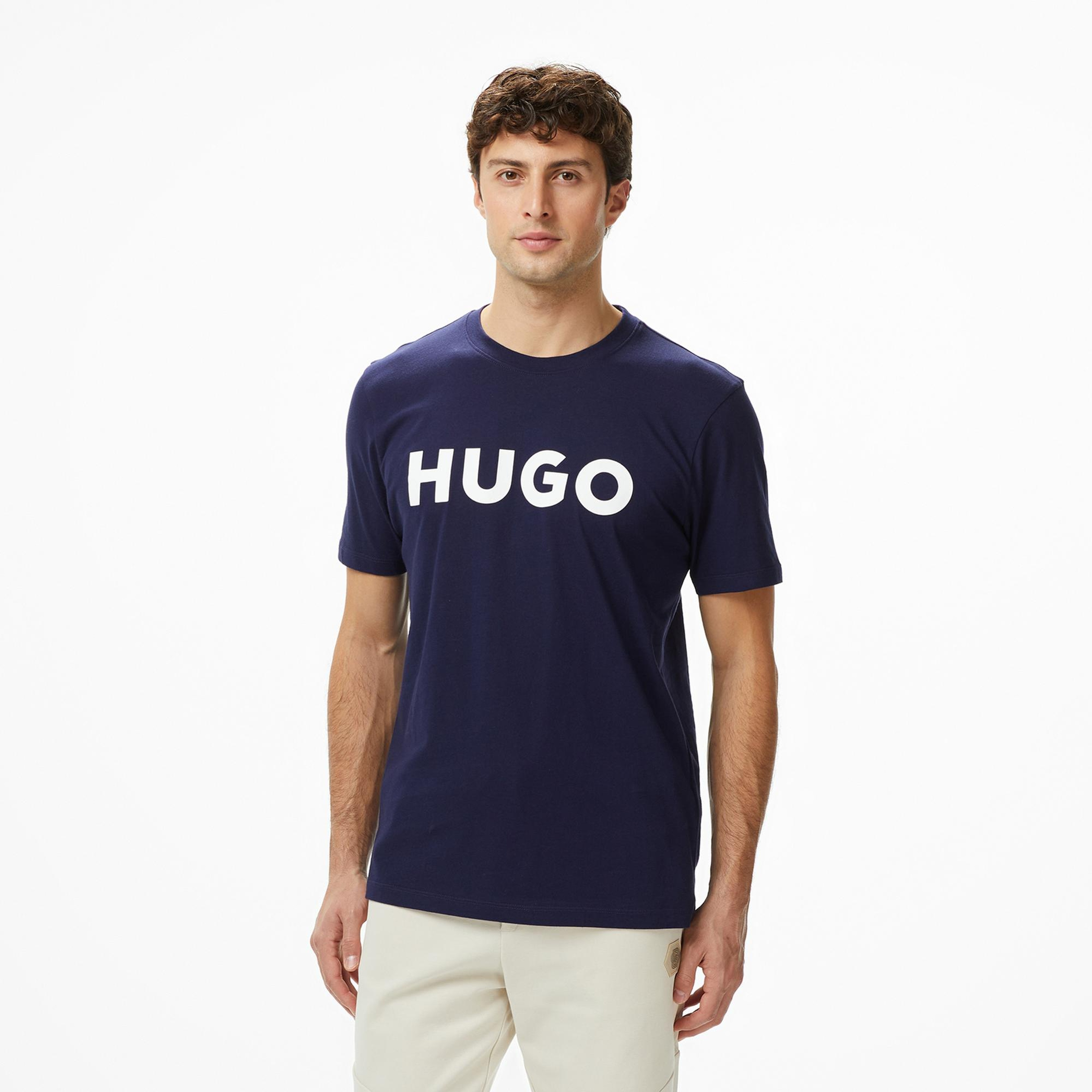 Hugo Dulivio Erkek Lacivert T-Shirt
