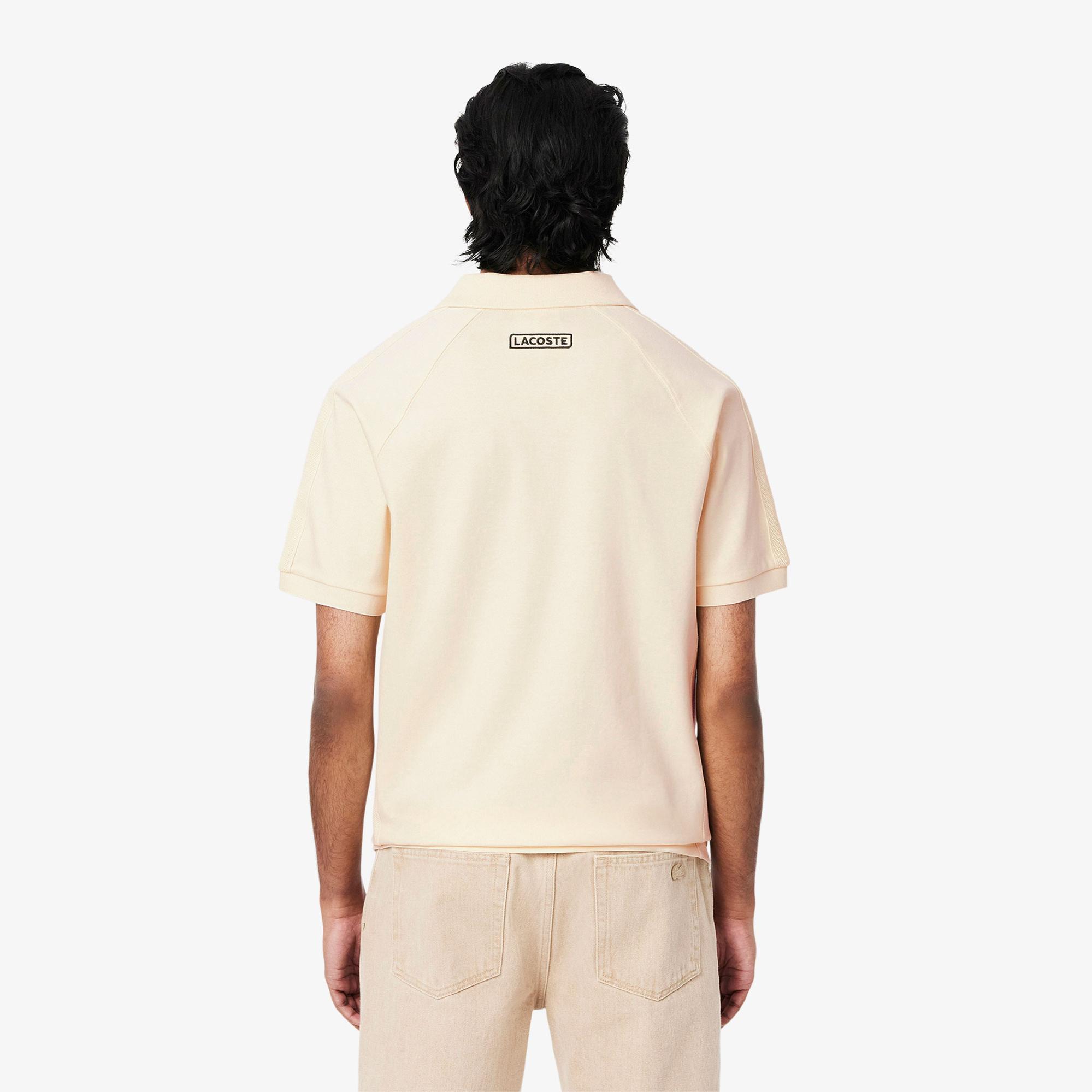 Lacoste Erkek Classic Fit Krem Polo
