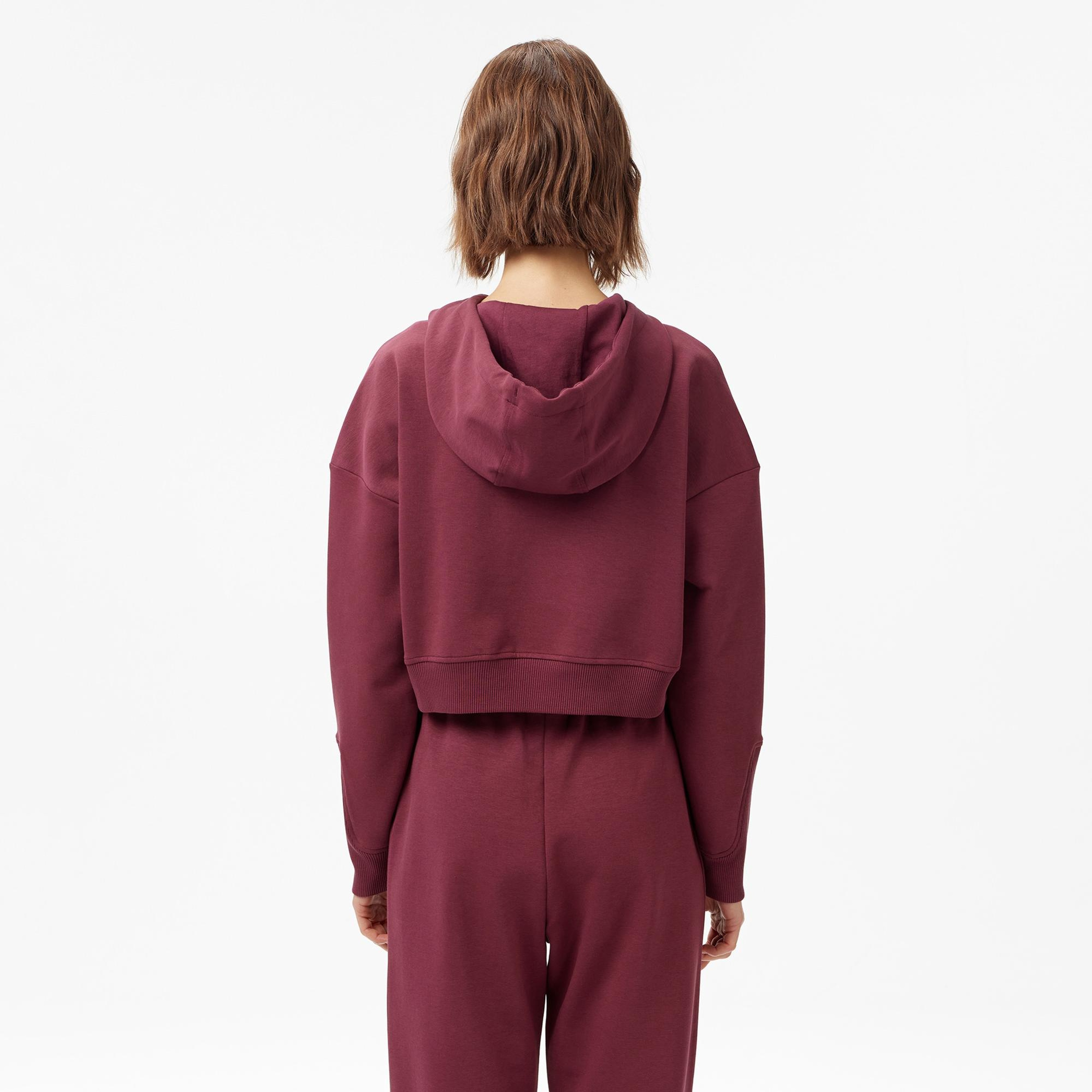 UNITED4 Classic Kadın Bordo Hoodie