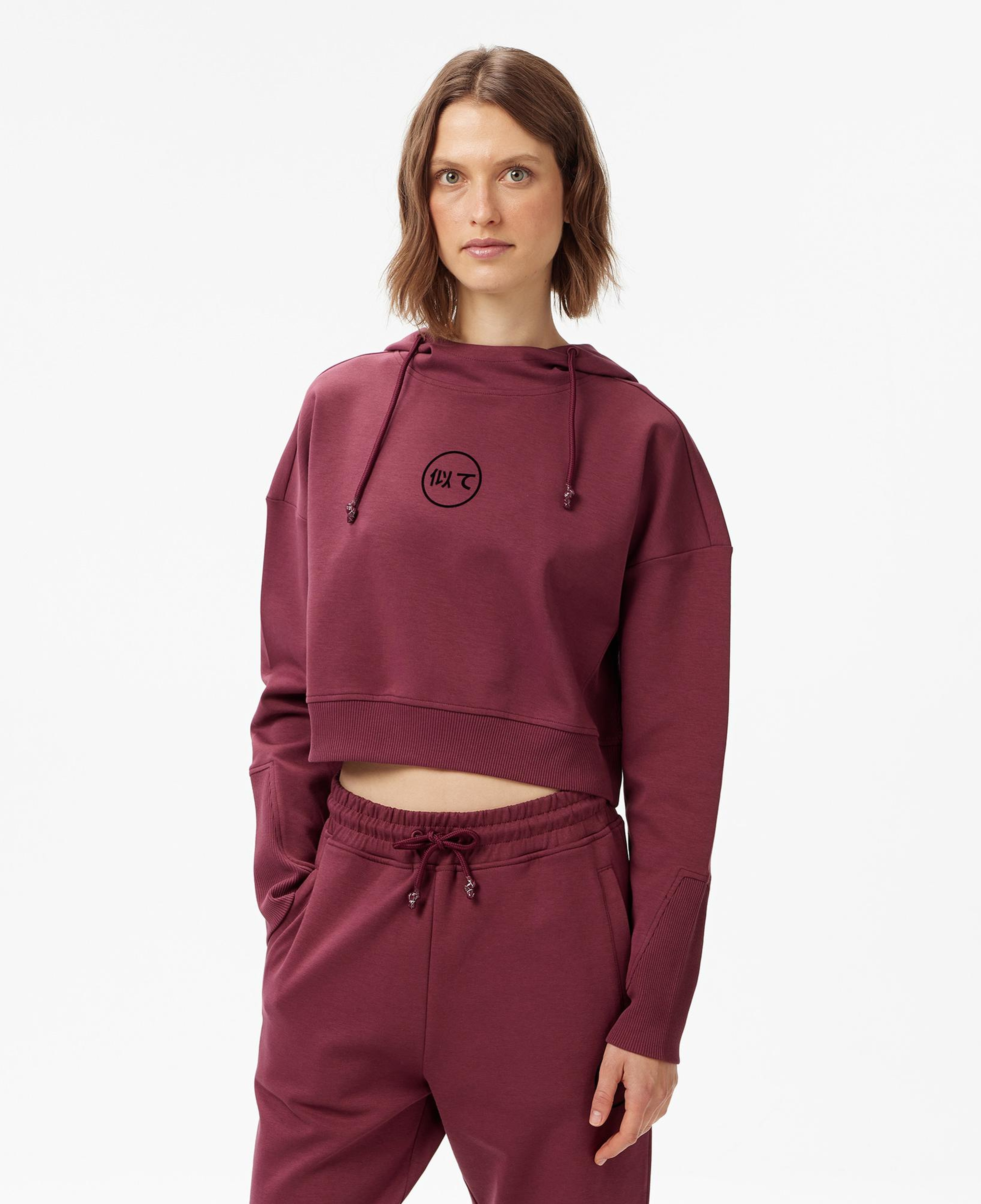 UNITED4 Classic Kadın Bordo Hoodie