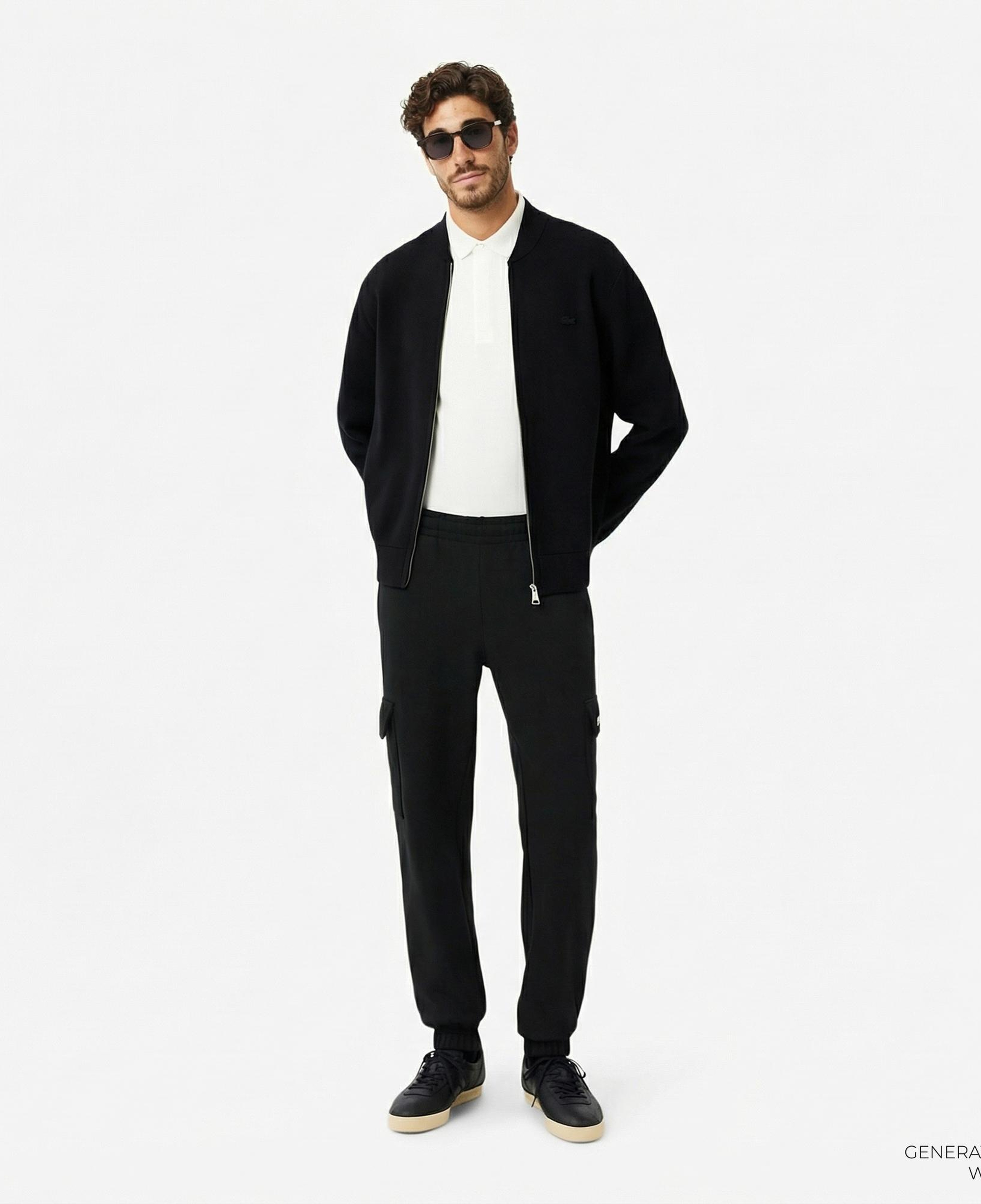 Lacoste Erkek Regular Fit Siyah Eşofman Altı