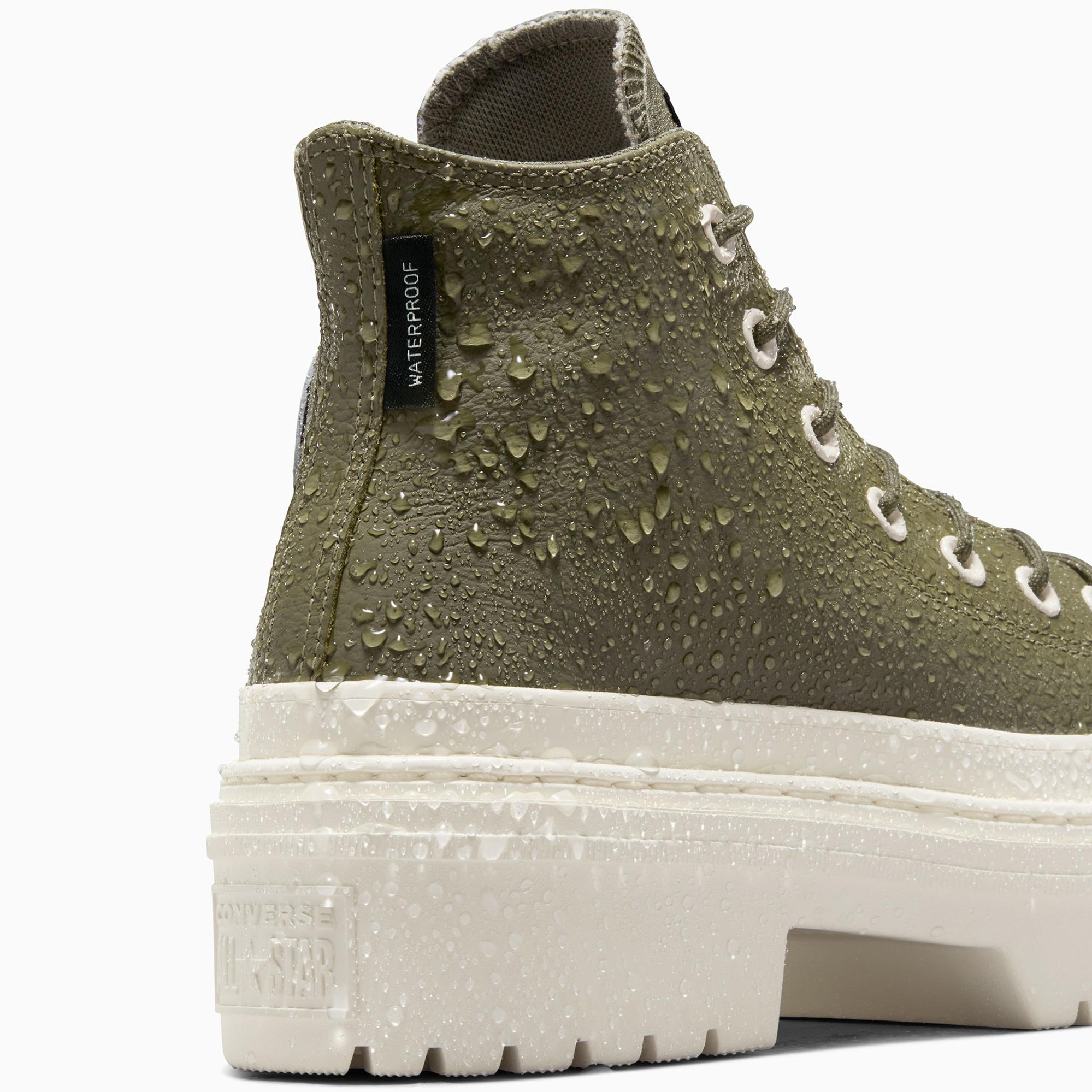 Converse Chuck Taylor All Star Lugged Heel Unisex Yeşil Deri Platform Bot