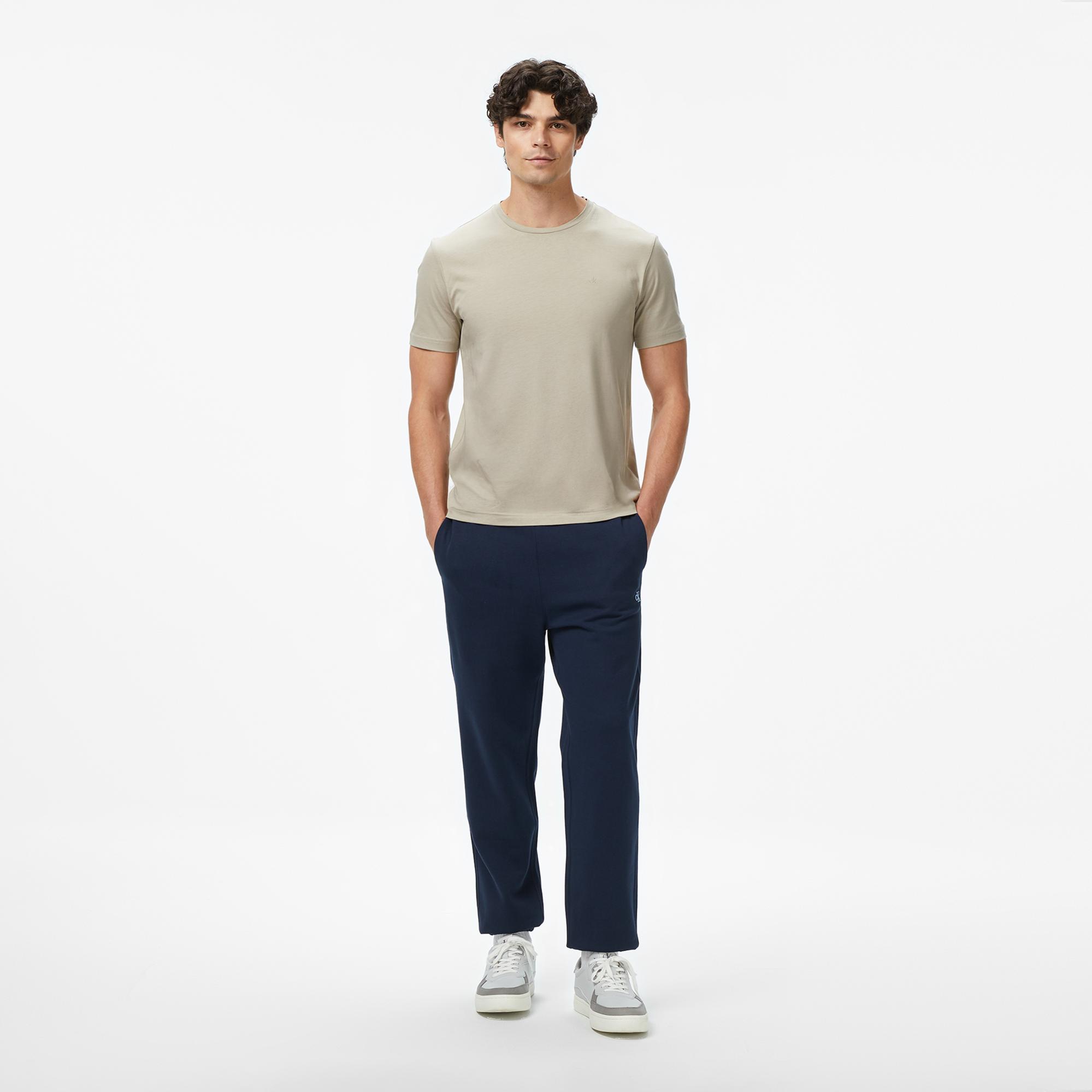 Calvin Klein Monogram Jogger Erkek Lacivert Eşofman Altı