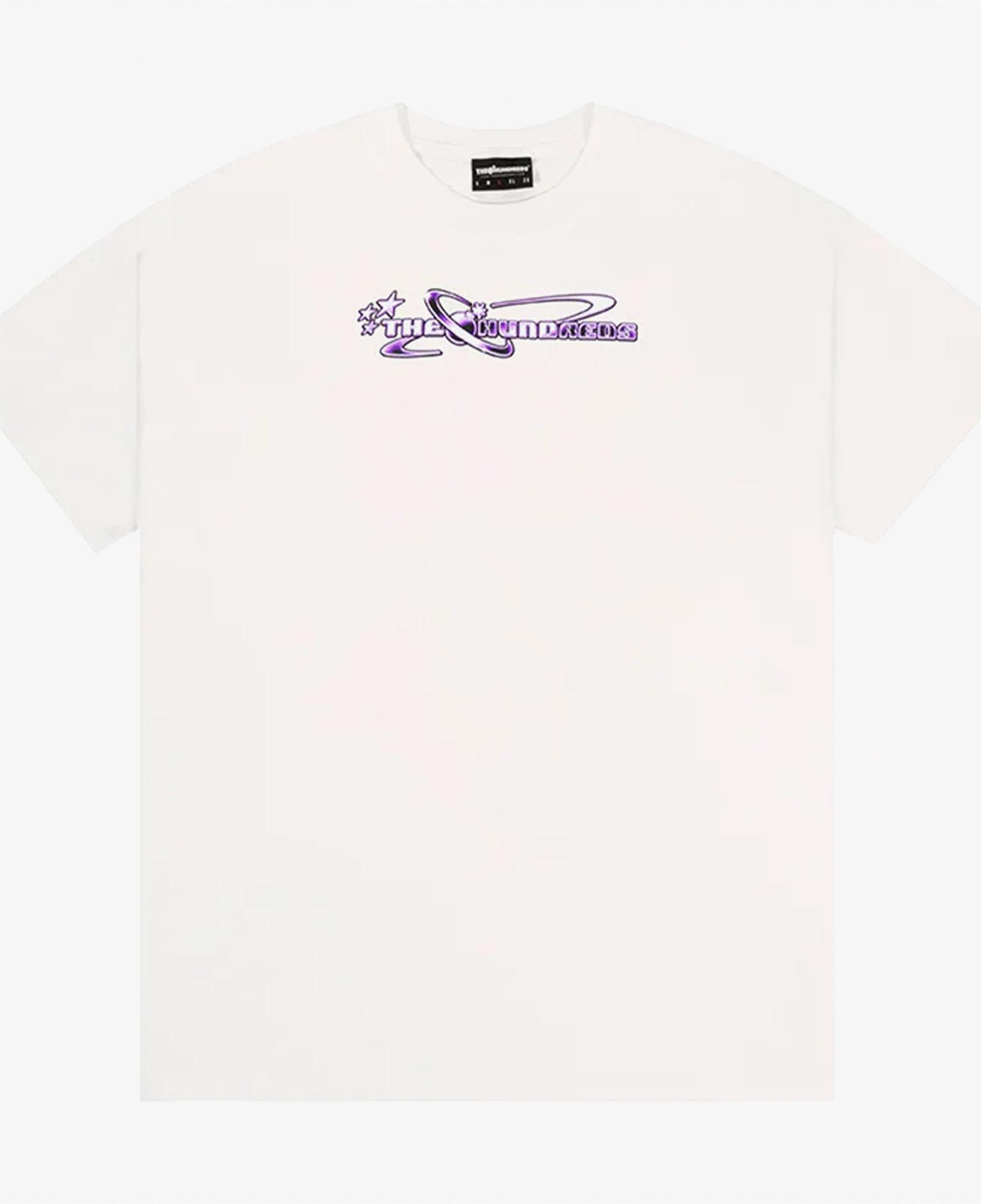 The Hundreds Y2K Bar Logo Erkek Beyaz T-Shirt