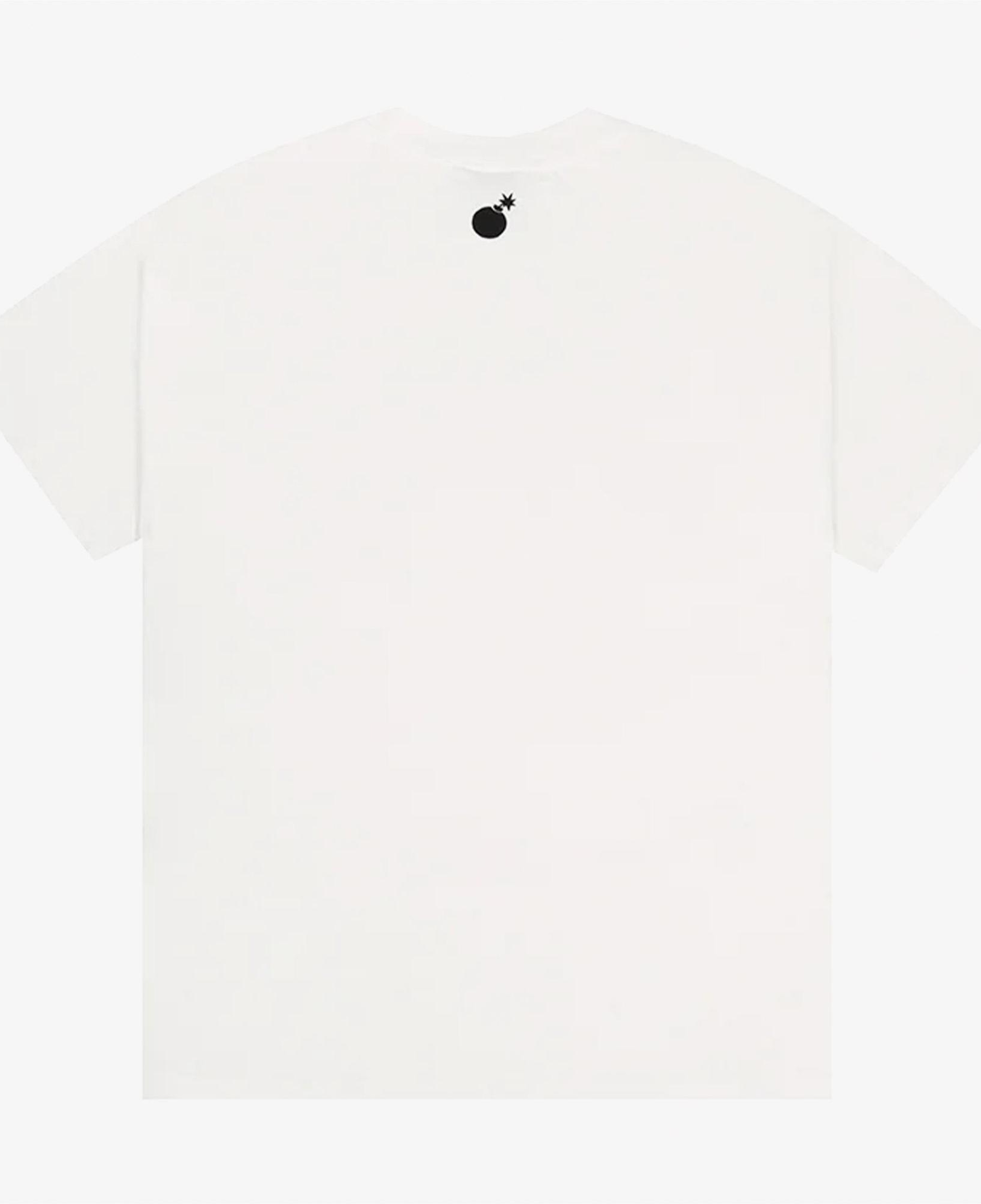 The Hundreds Y2K Bar Logo Erkek Beyaz T-Shirt