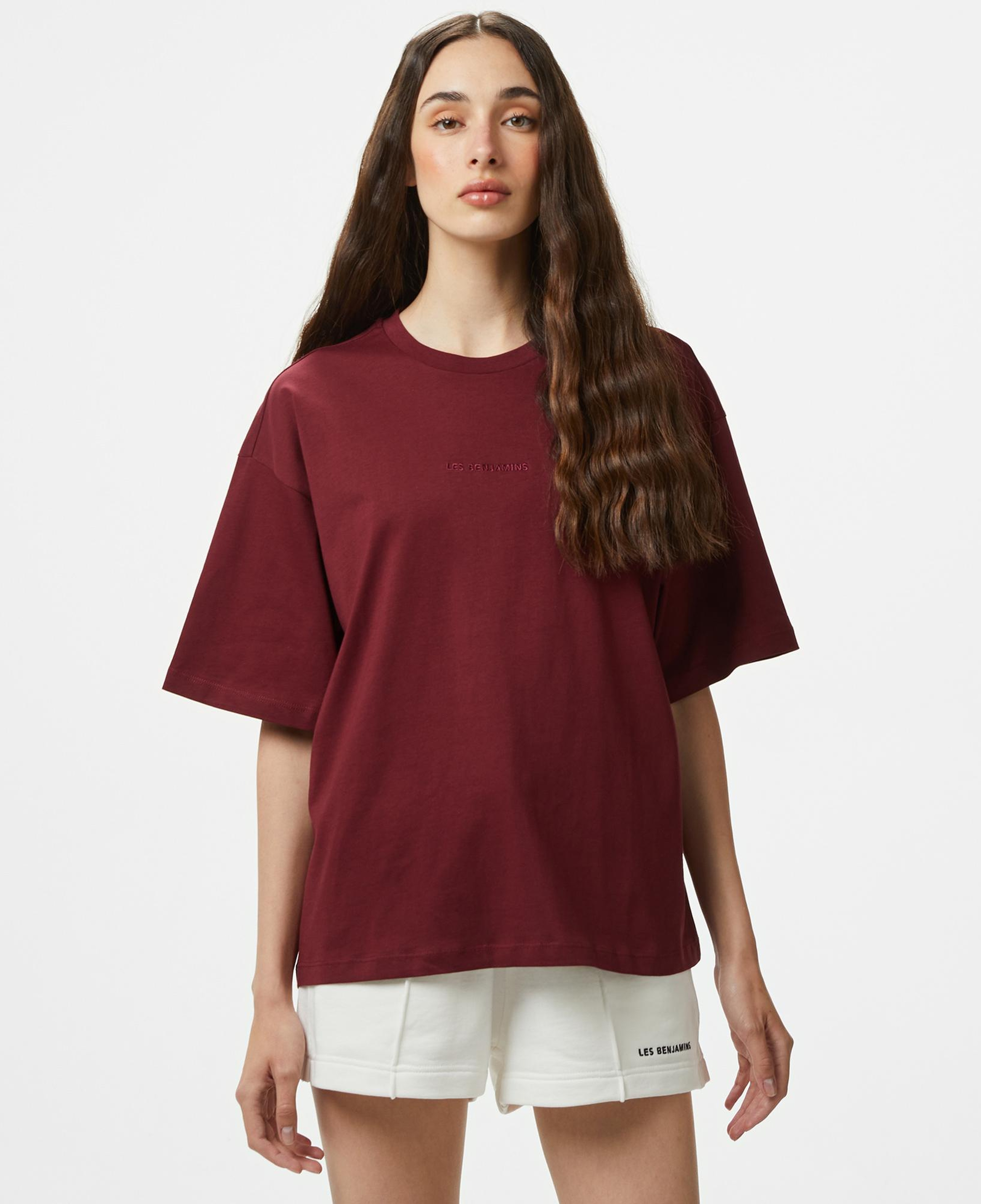 Les Benjamins Kadın Bordo T-Shirt