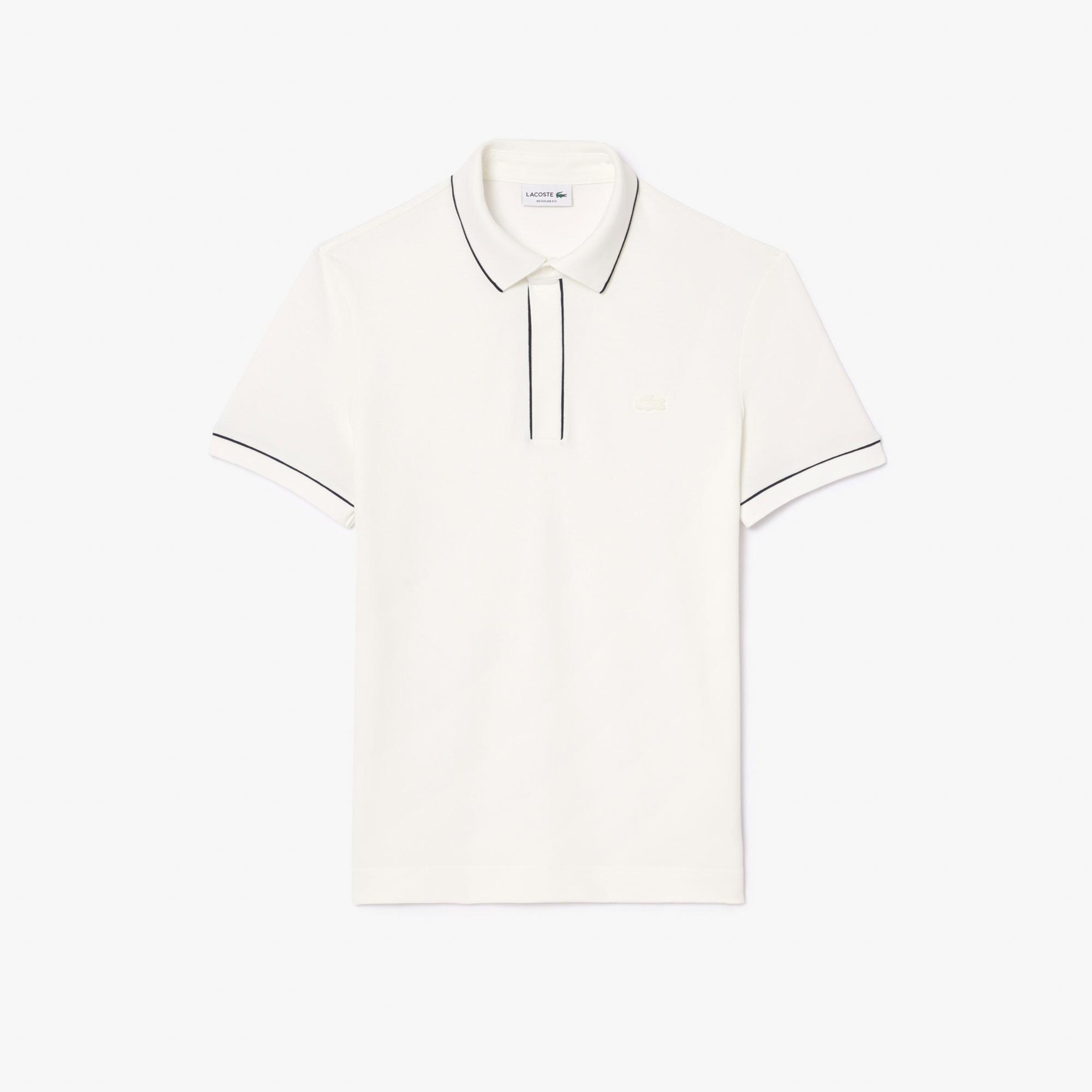 Lacoste Paris Erkek Regular Fit Beyaz Polo