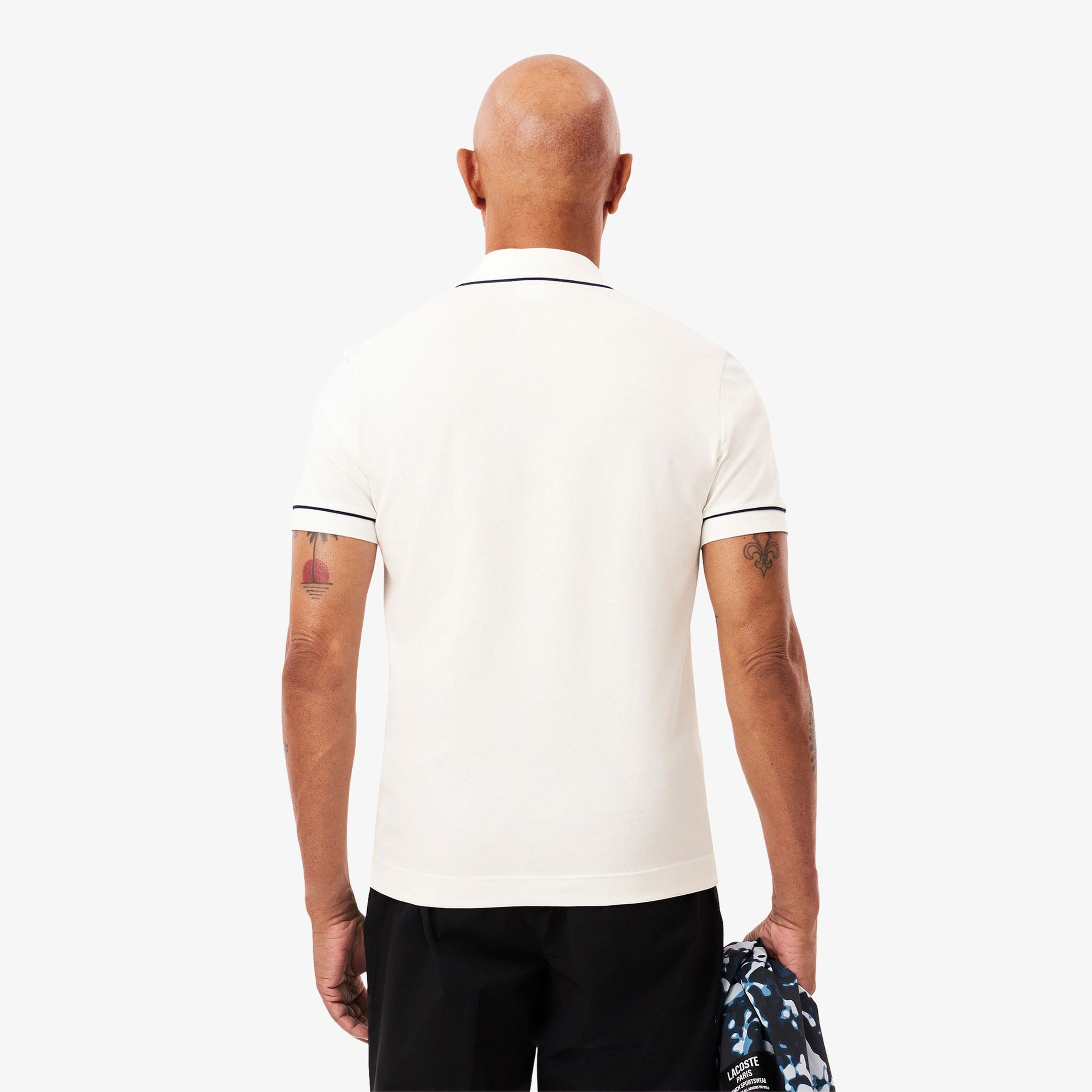 Lacoste Paris Erkek Regular Fit Beyaz Polo